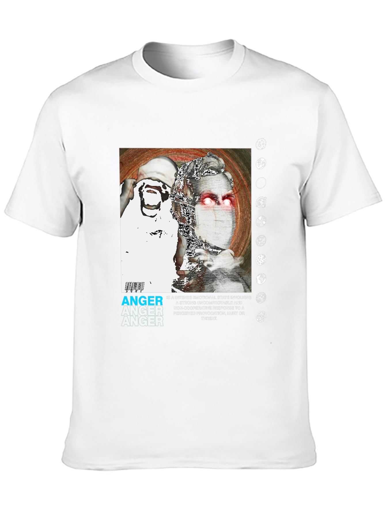 Anger Graphic Print T-Shirt - Modern Streetwear