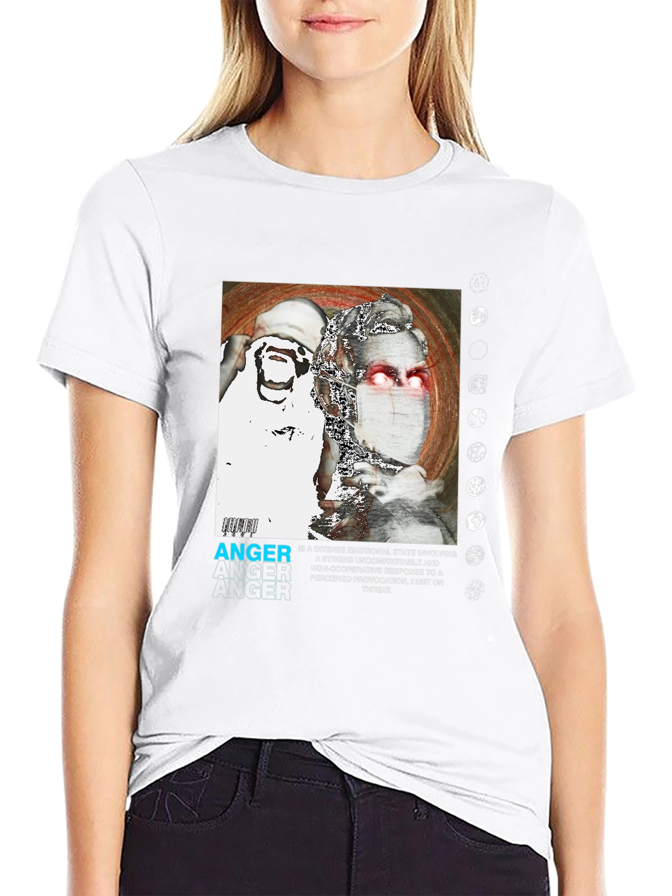 Anger Graphic Print T-Shirt - Modern Streetwear