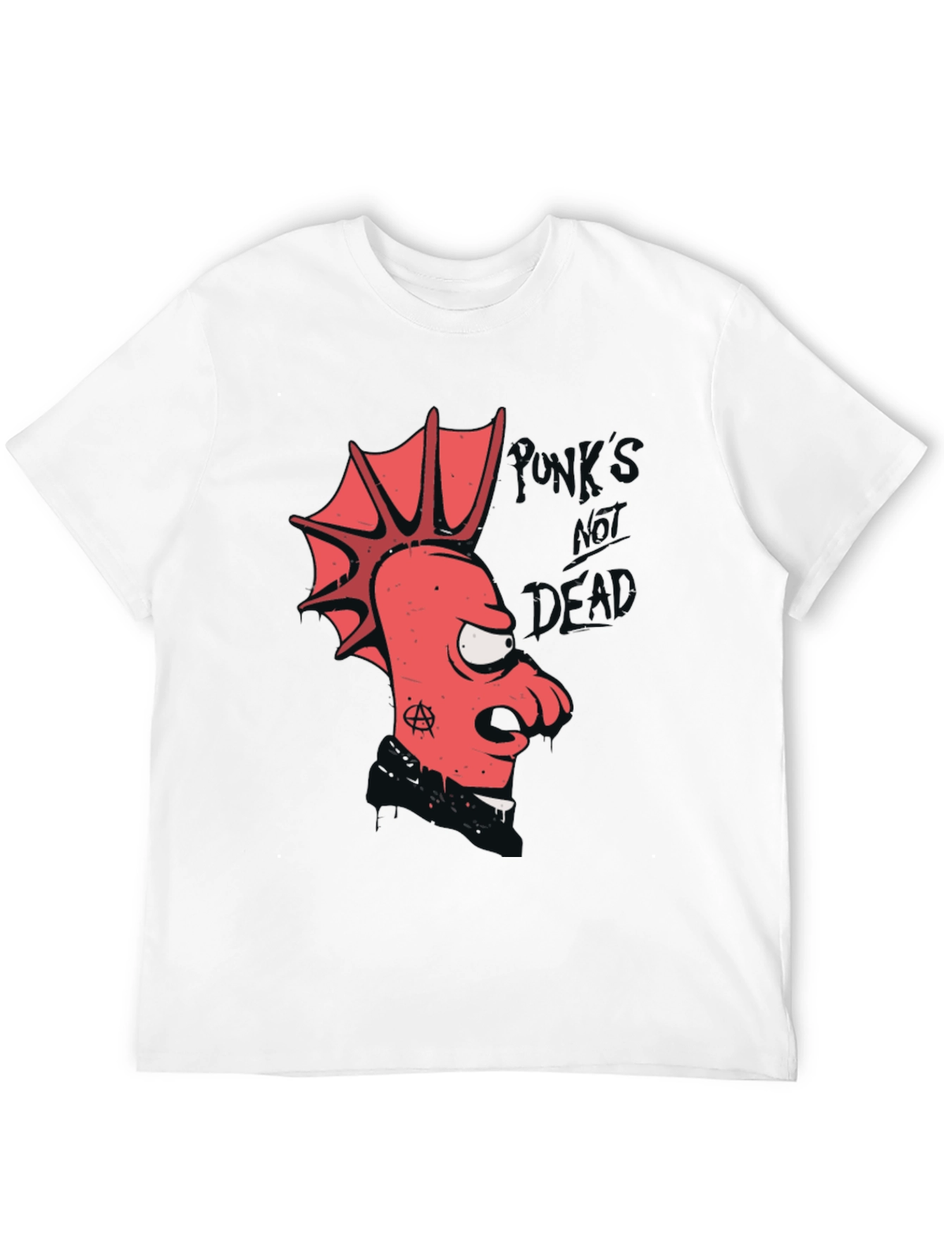 Futurama Zoidberg Punk Rocker Graphic T-Shirt