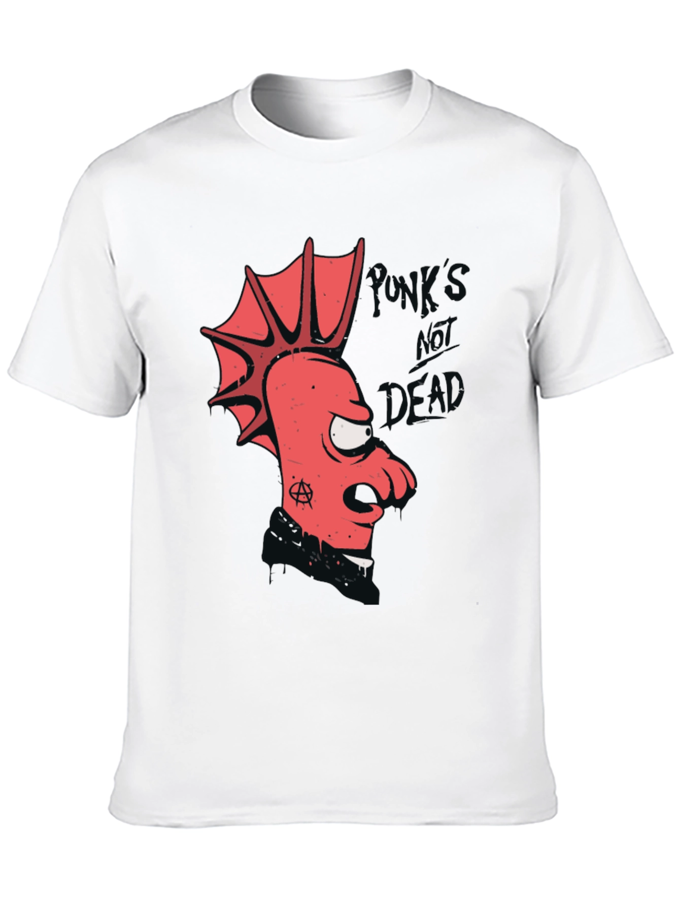 Futurama Zoidberg Punk Rocker Graphic T-Shirt