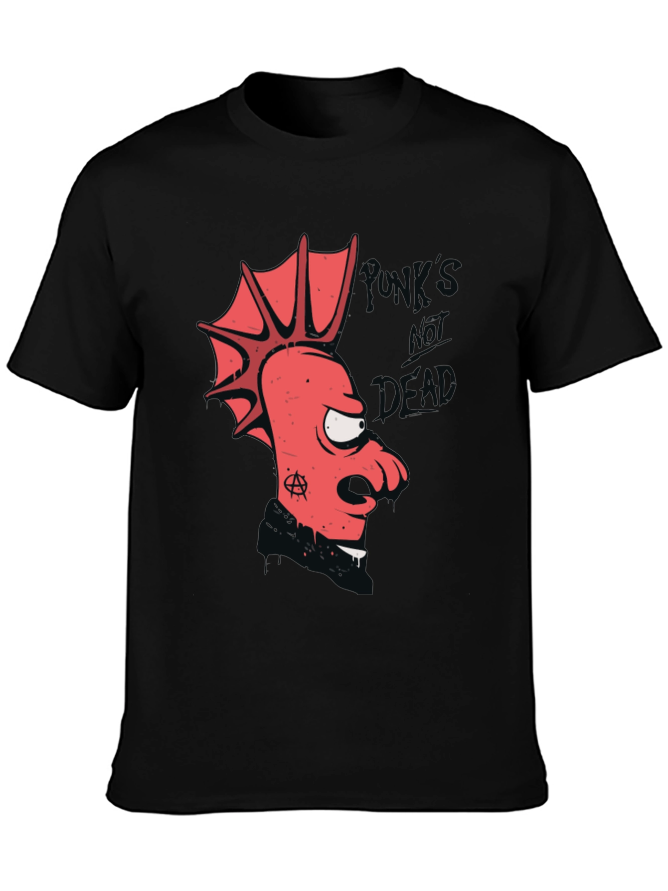 Futurama Zoidberg Punk Rocker Graphic T-Shirt