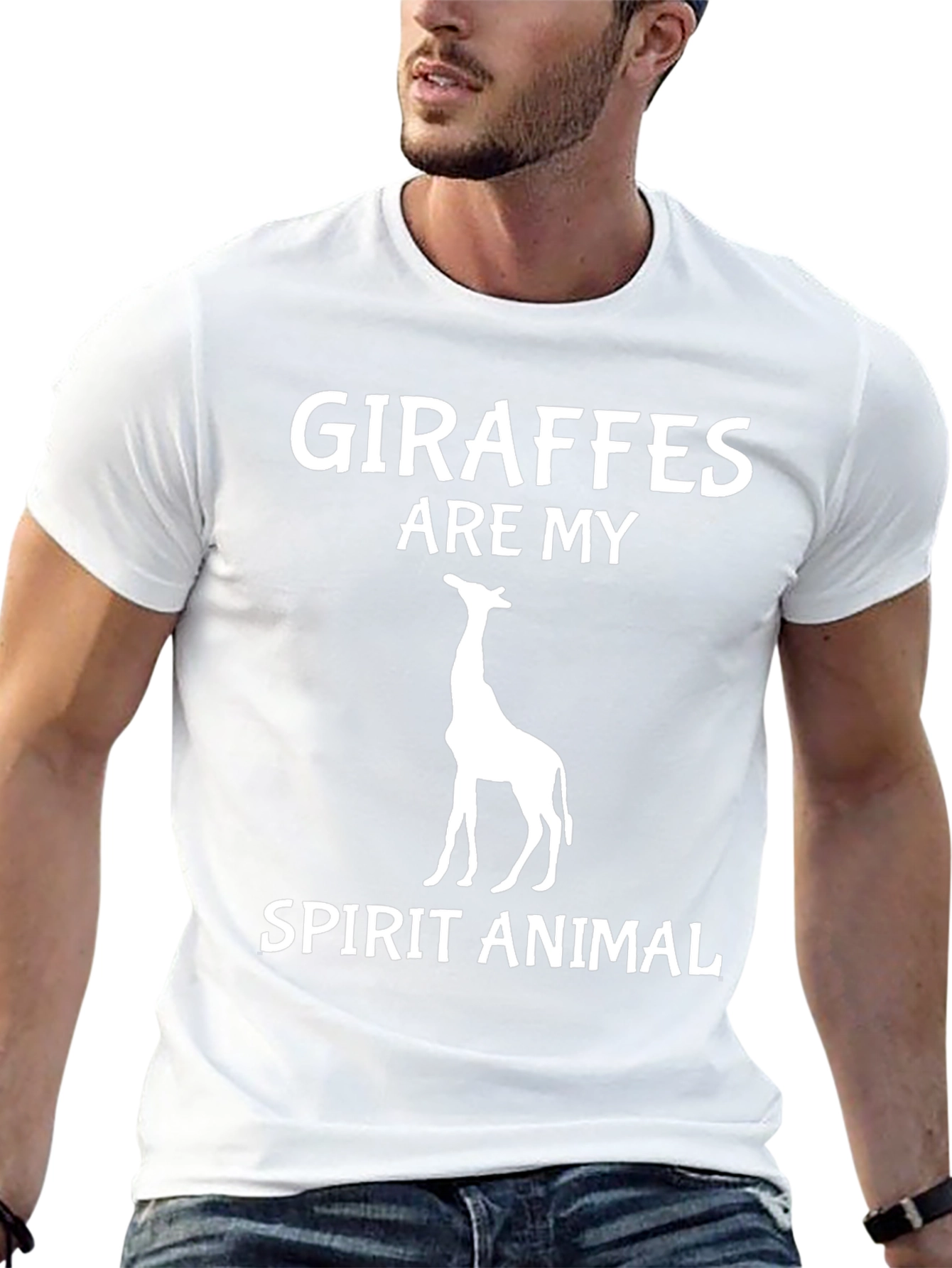 Giraffe Spirit Animal Graphic Tee