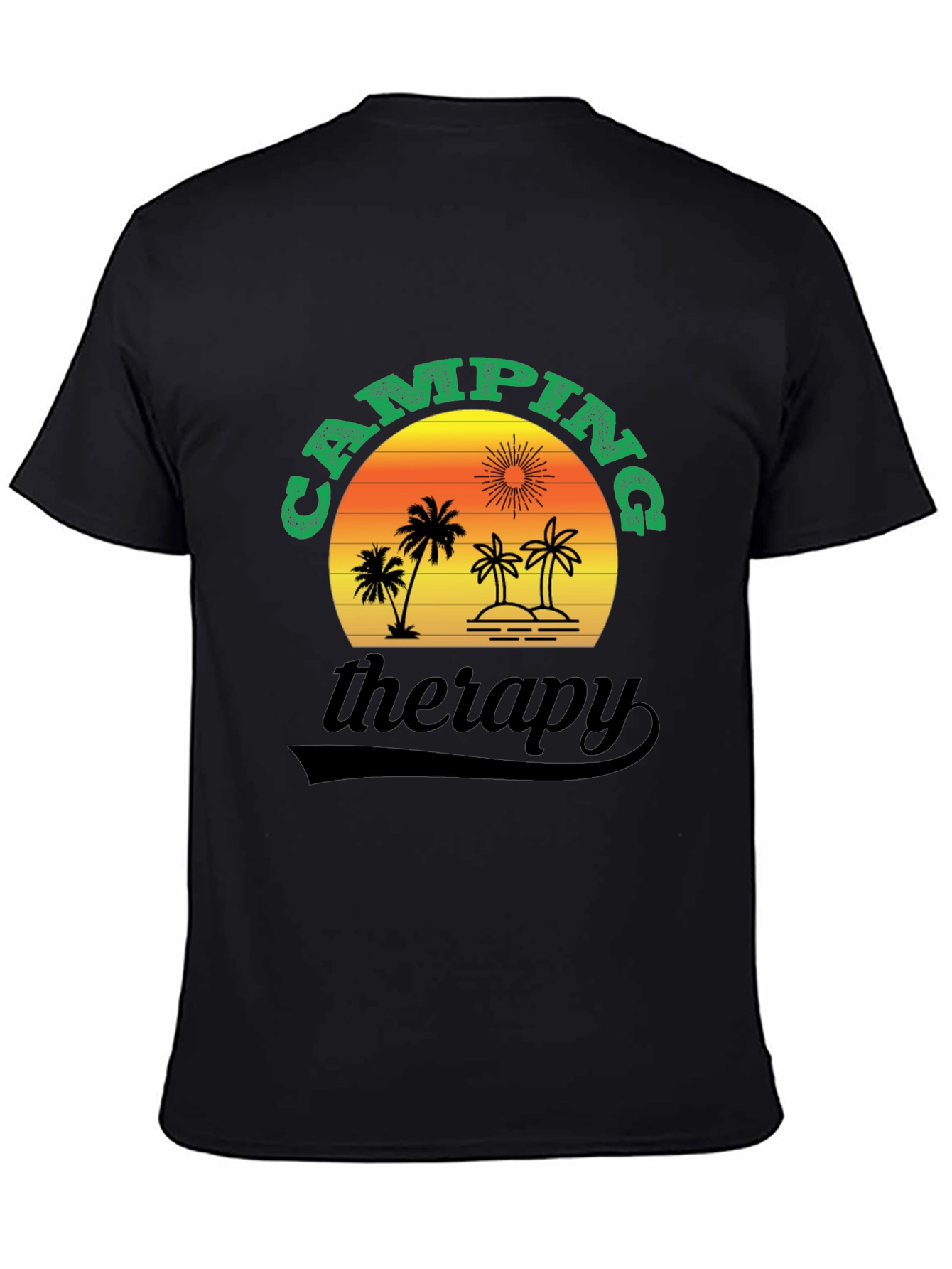 Camping Therapy T-Shirt - Nature Adventure Tee