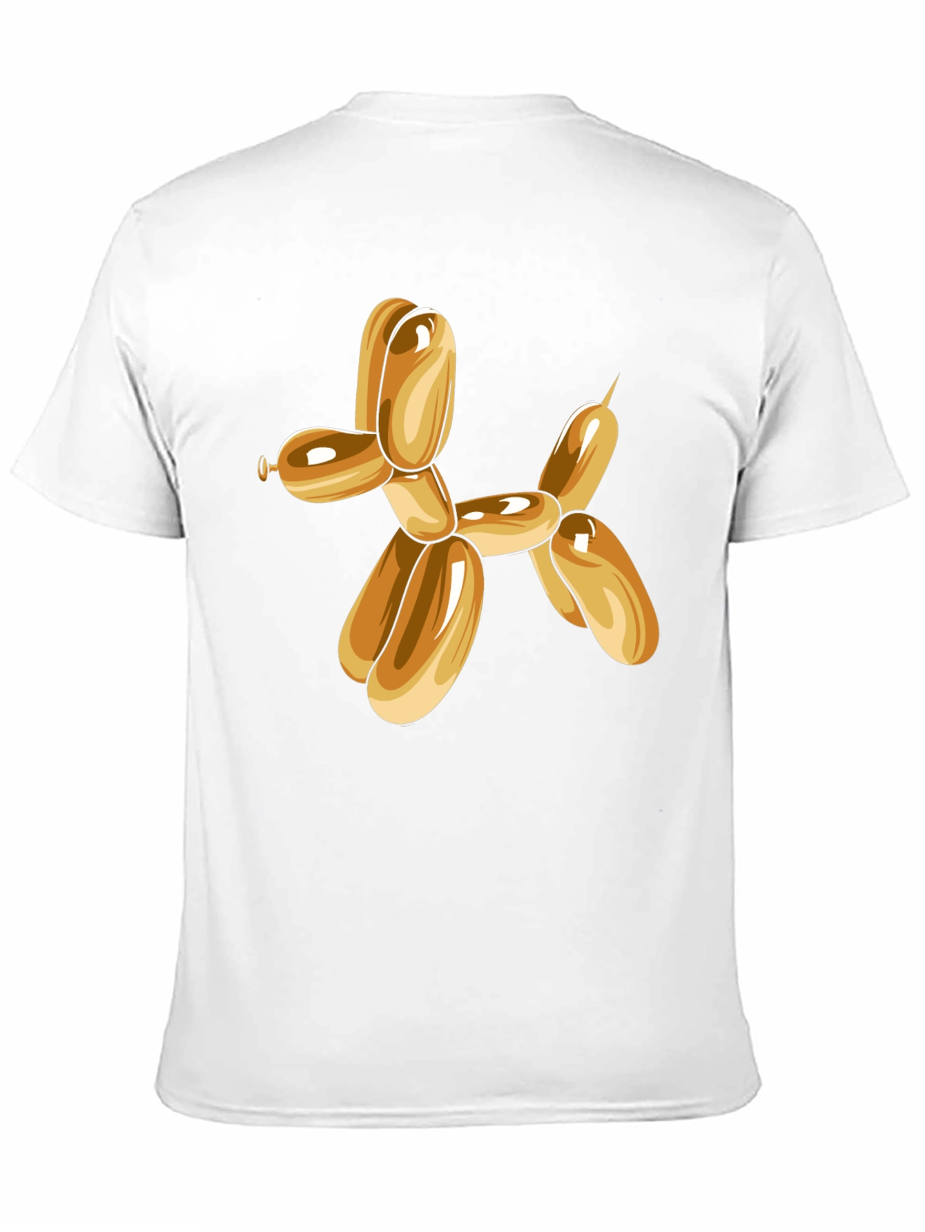 Balloon Dog Graphic Tee - Black Cotton Blend