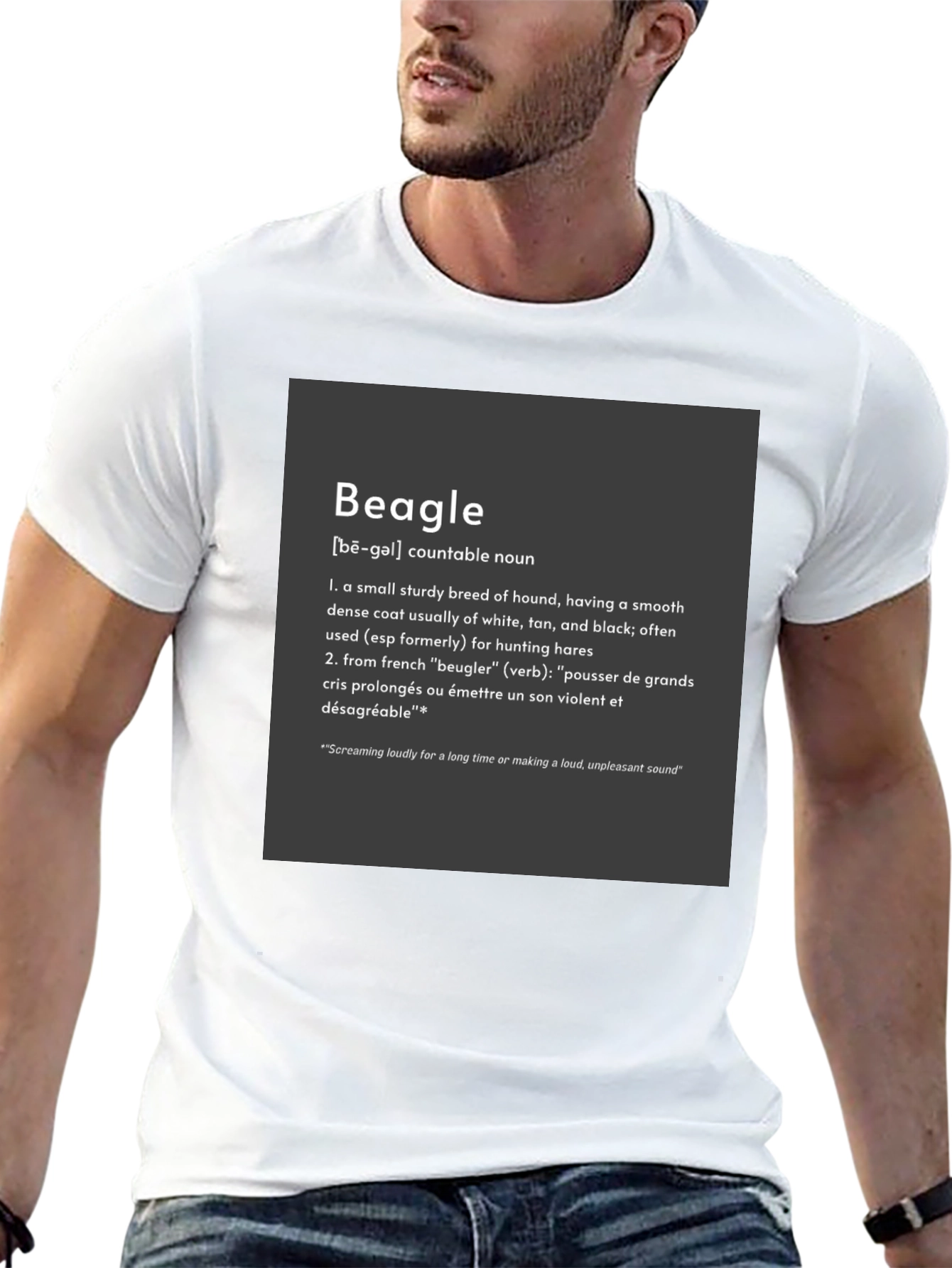 Beagle Definition Graphic Tee - Dog Lover Apparel