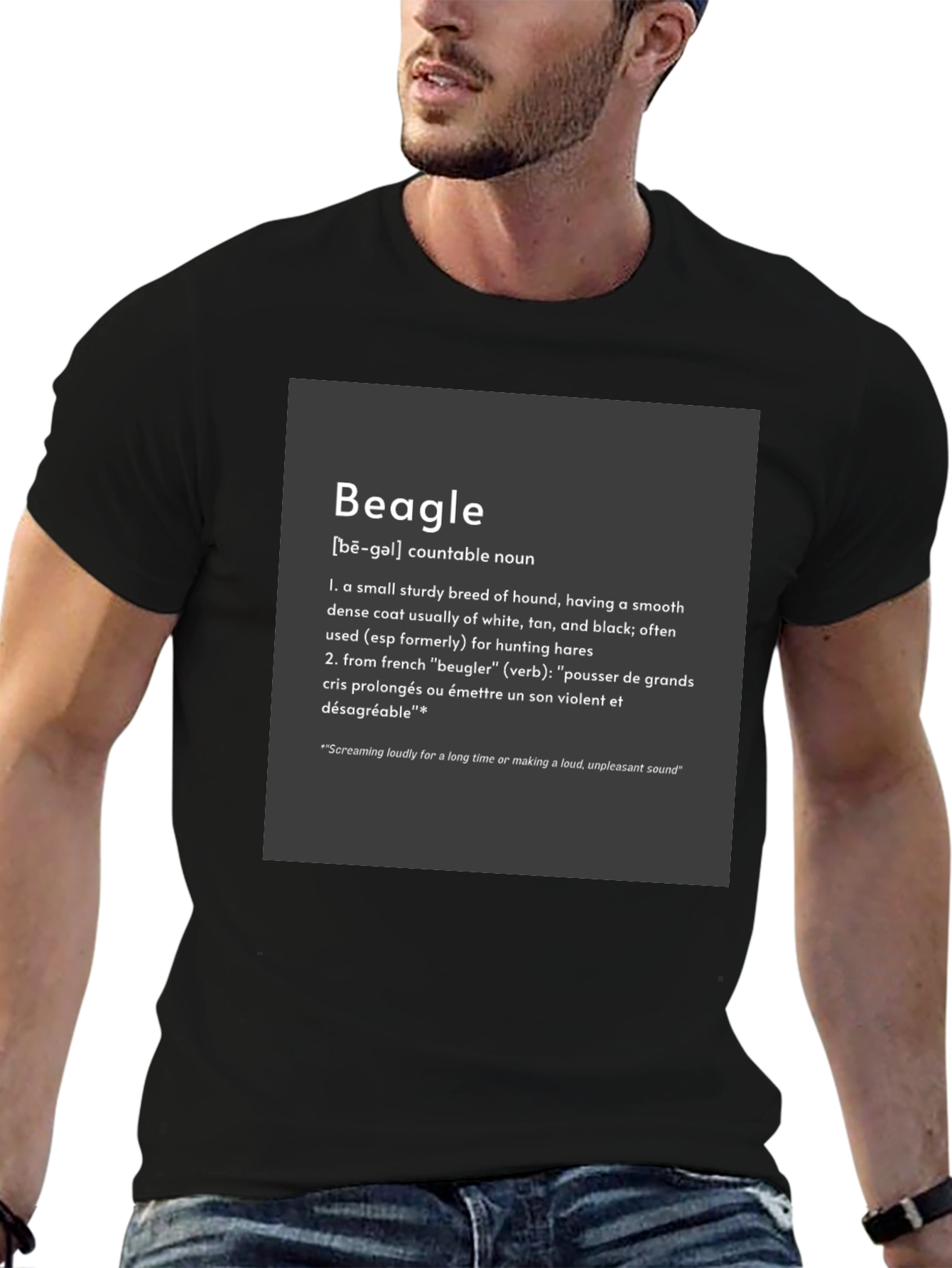 Beagle Definition Graphic Tee - Dog Lover Apparel