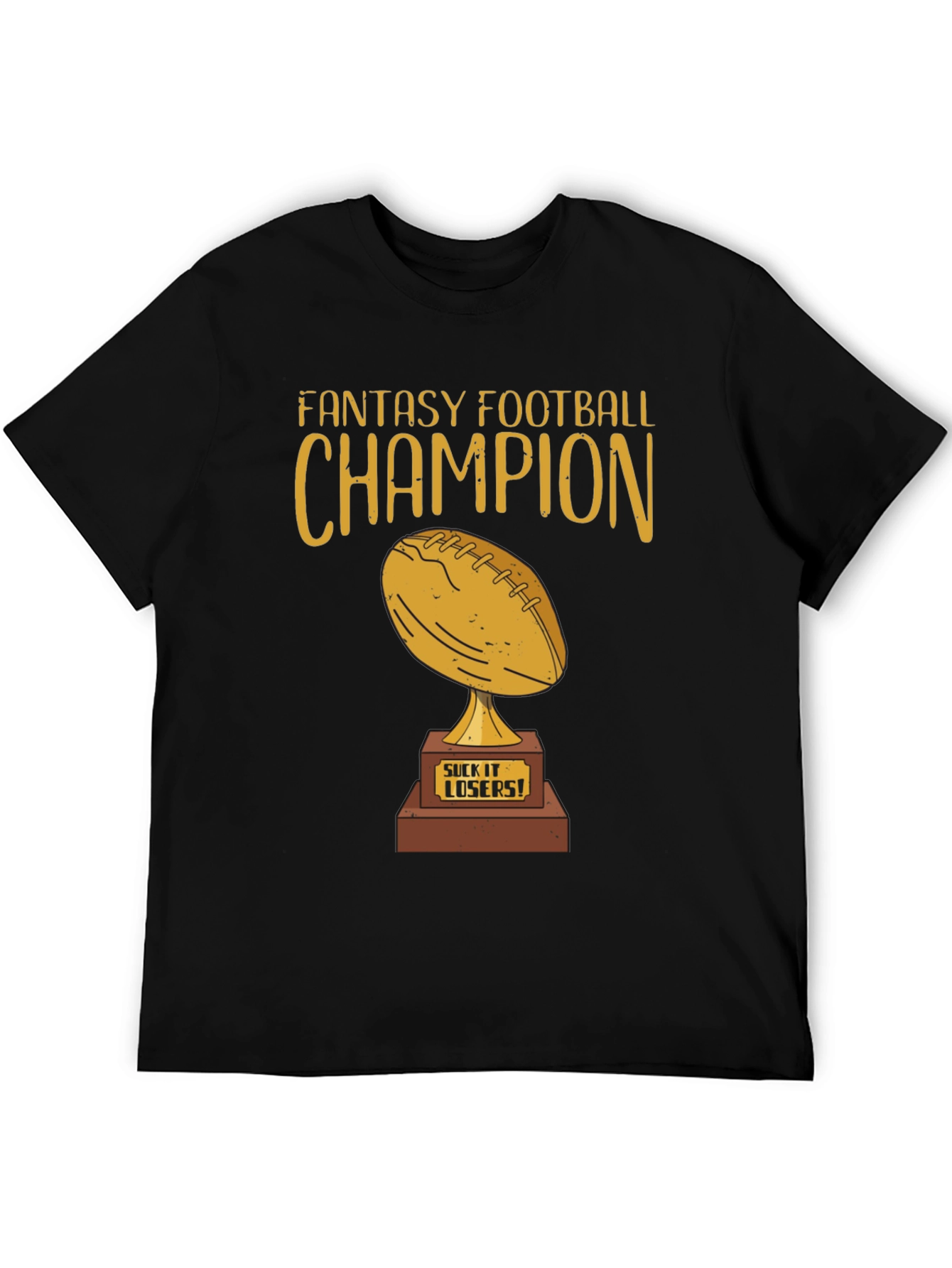Fantasy Football Champion T-Shirt - Winners Trophy Design