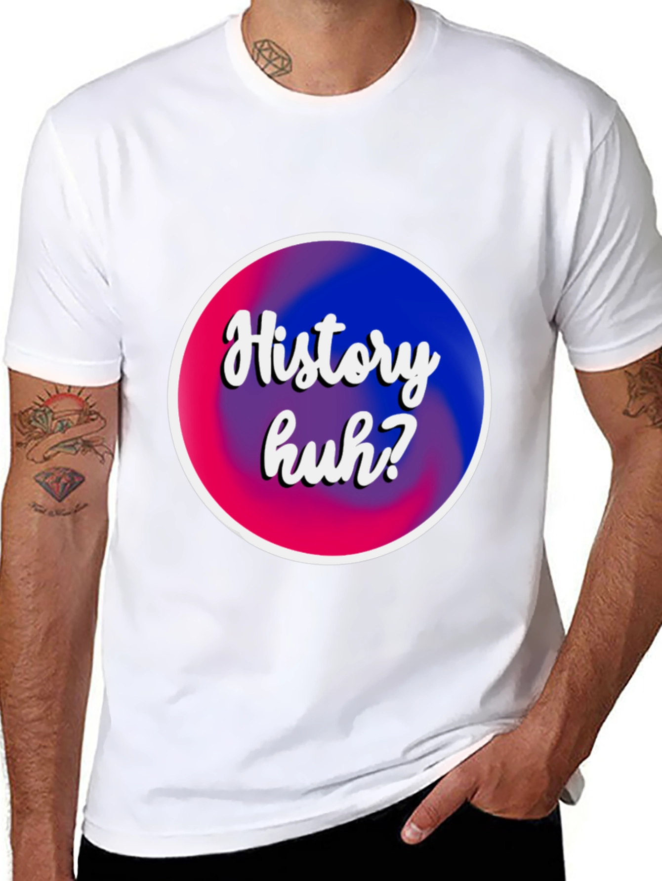History Huh? Bisexual Pride Graphic Tee