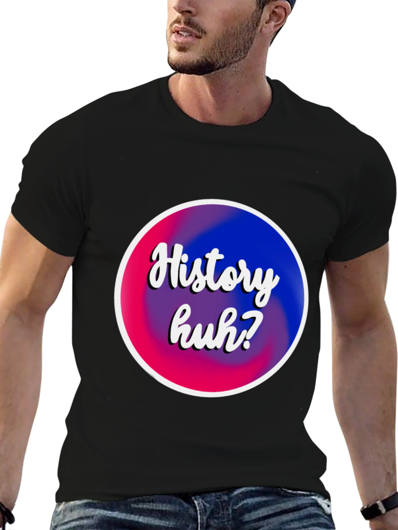 History Huh? Bisexual Pride Graphic Tee