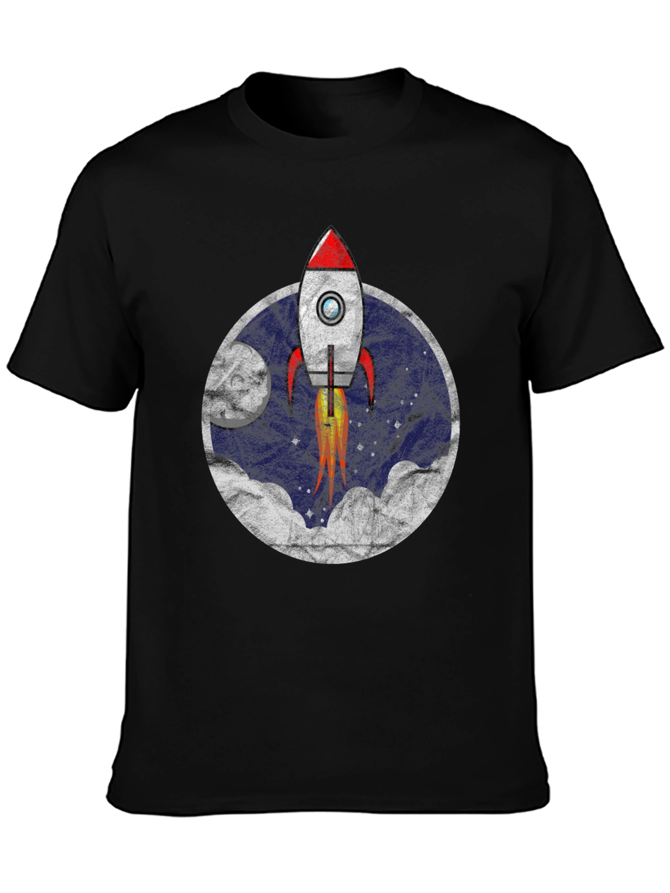 Rocket Launch T-Shirt - Retro Space Tee