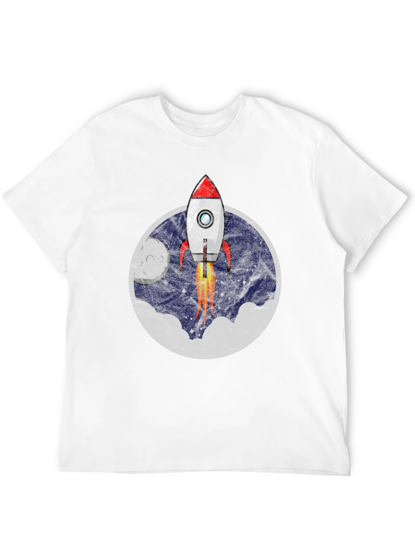 Rocket Launch T-Shirt - Retro Space Tee