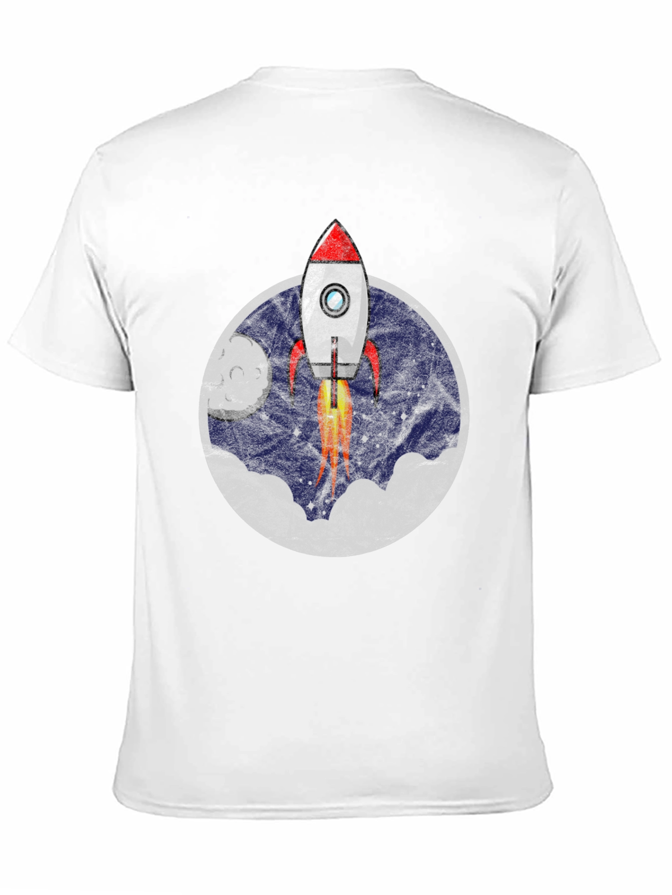 Rocket Launch T-Shirt - Retro Space Tee