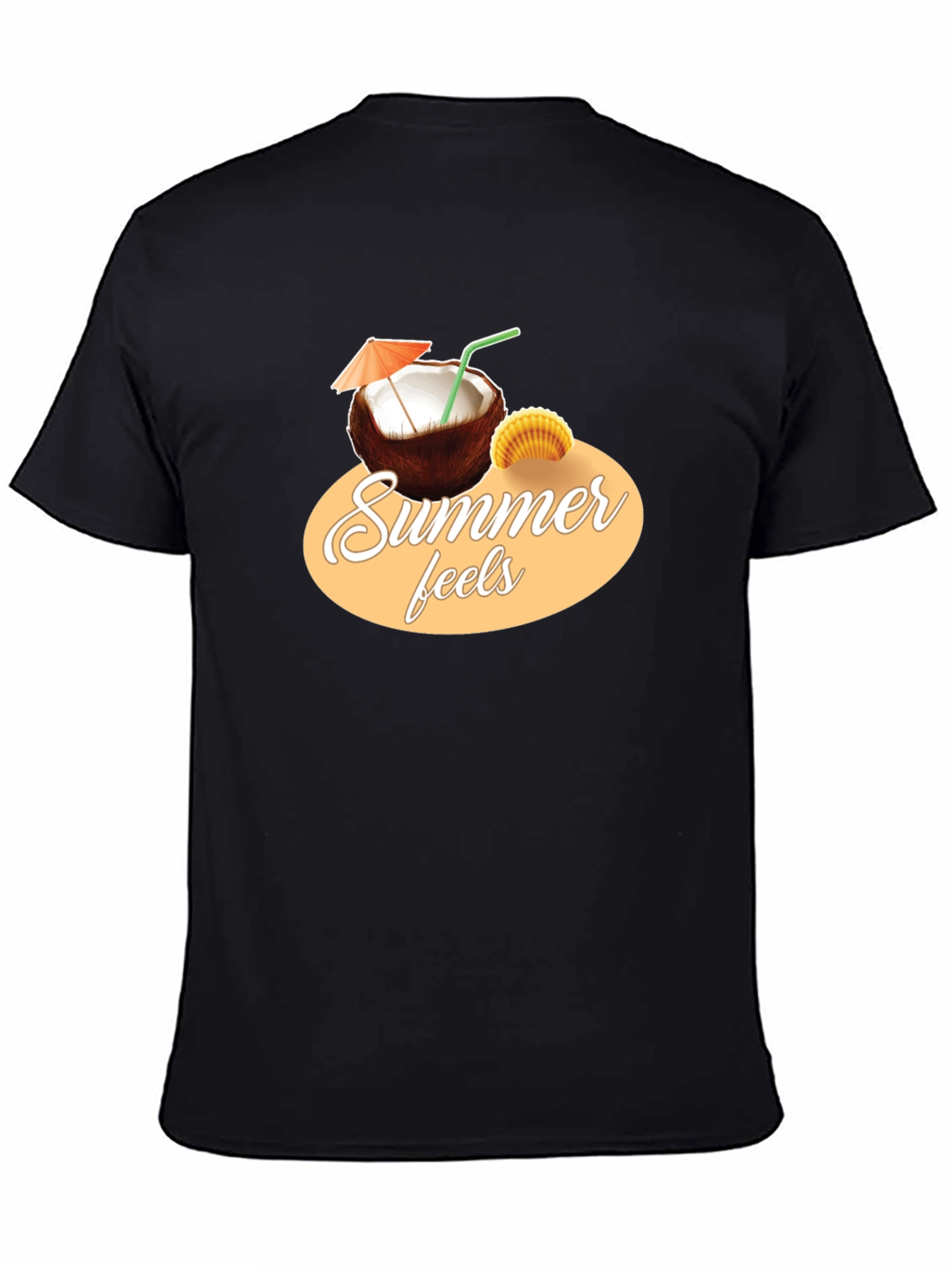 Summer Feels T-Shirt - Coconut Graphic Tee