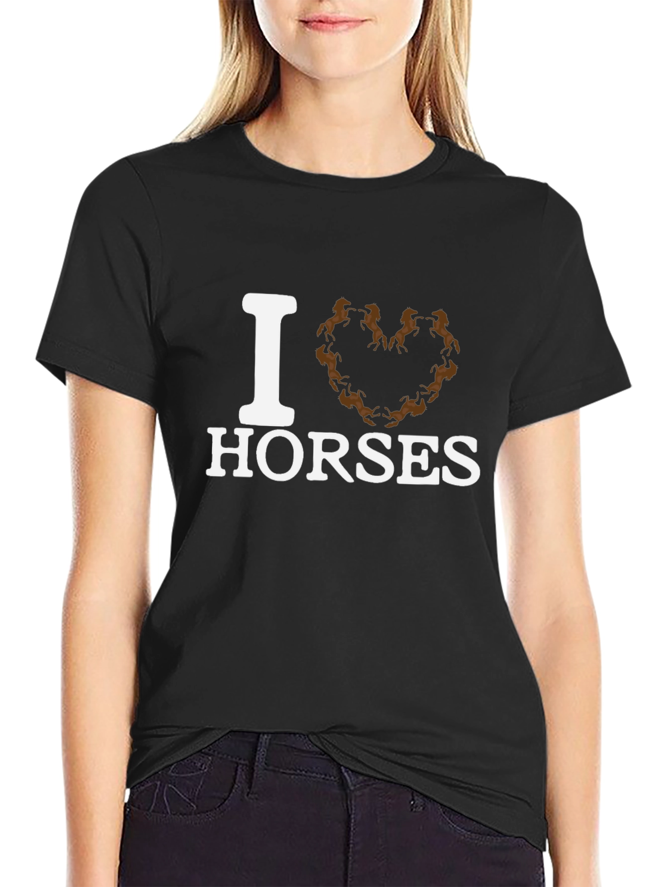 I Heart Horses Graphic Tee