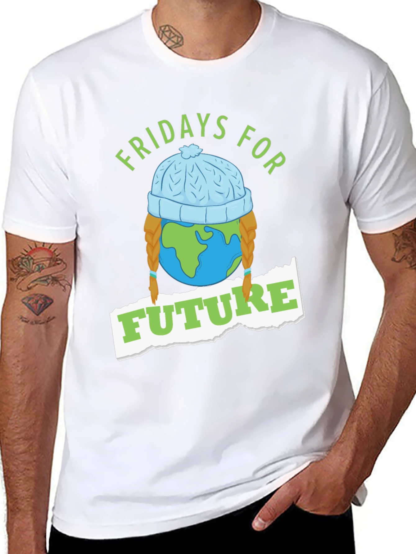 Fridays For Future Earth Graphic T-Shirt