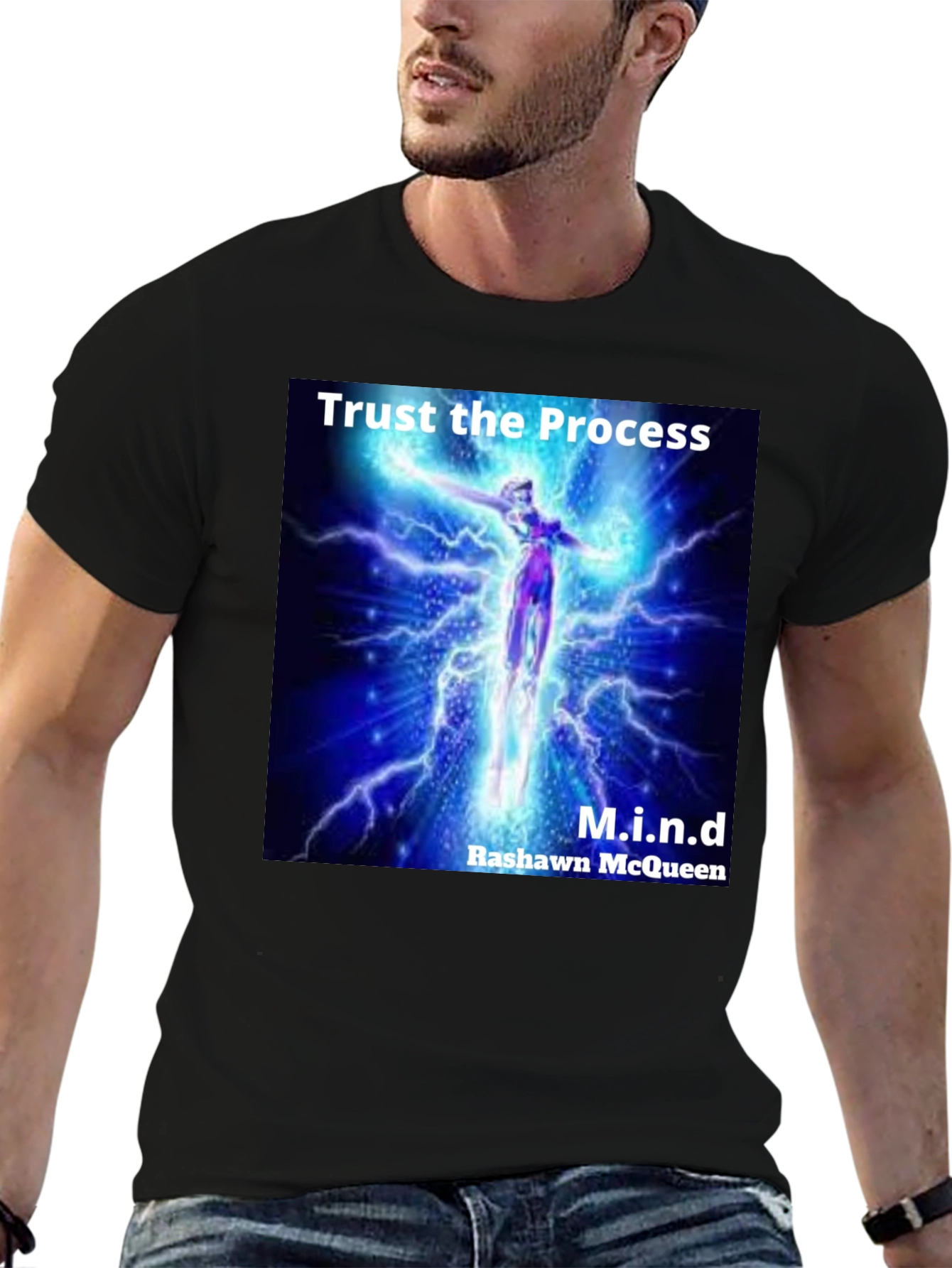 Trust the Process Graphic Black Tee