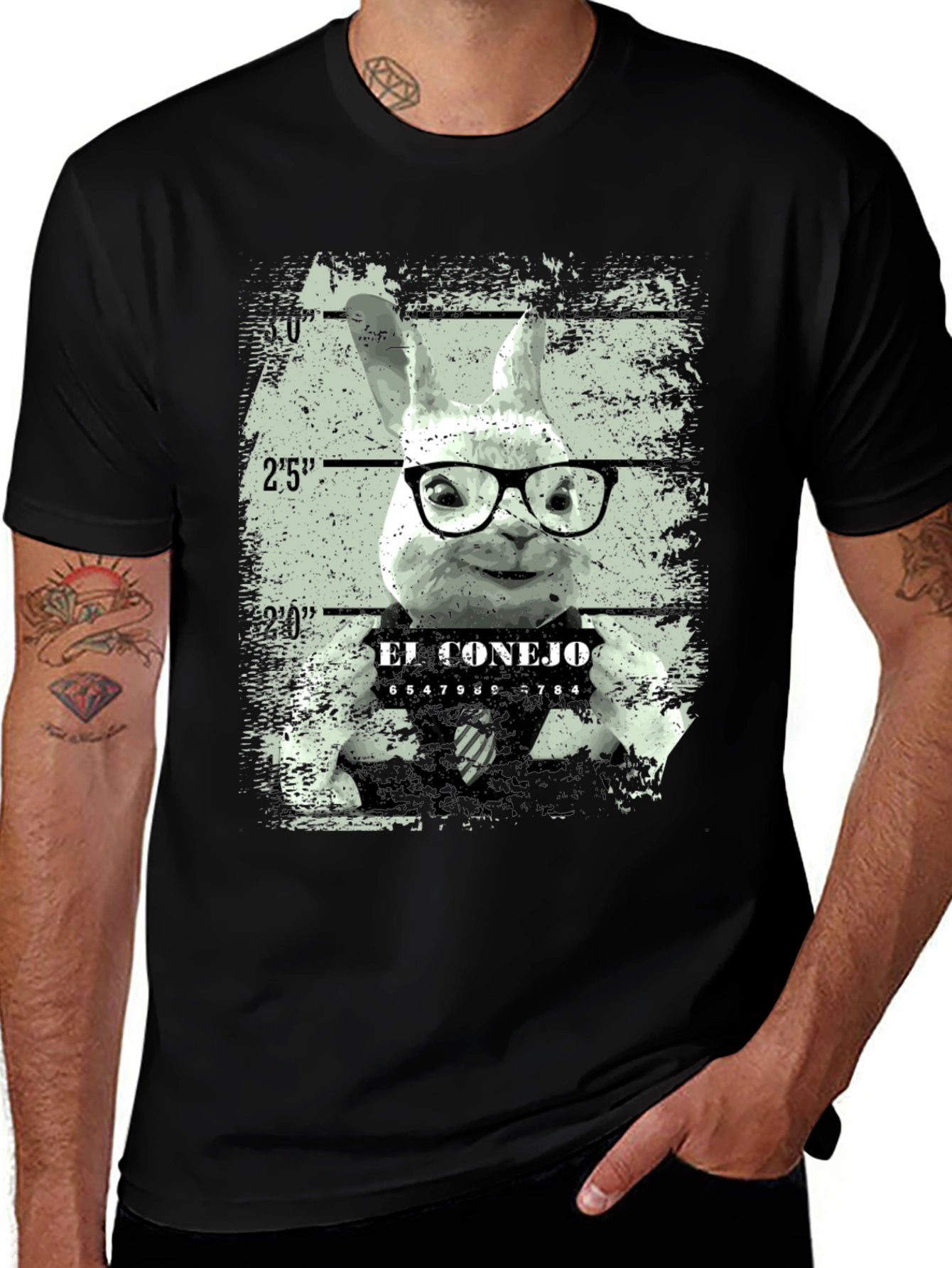 El Conejo Mugshot Graphic Tee