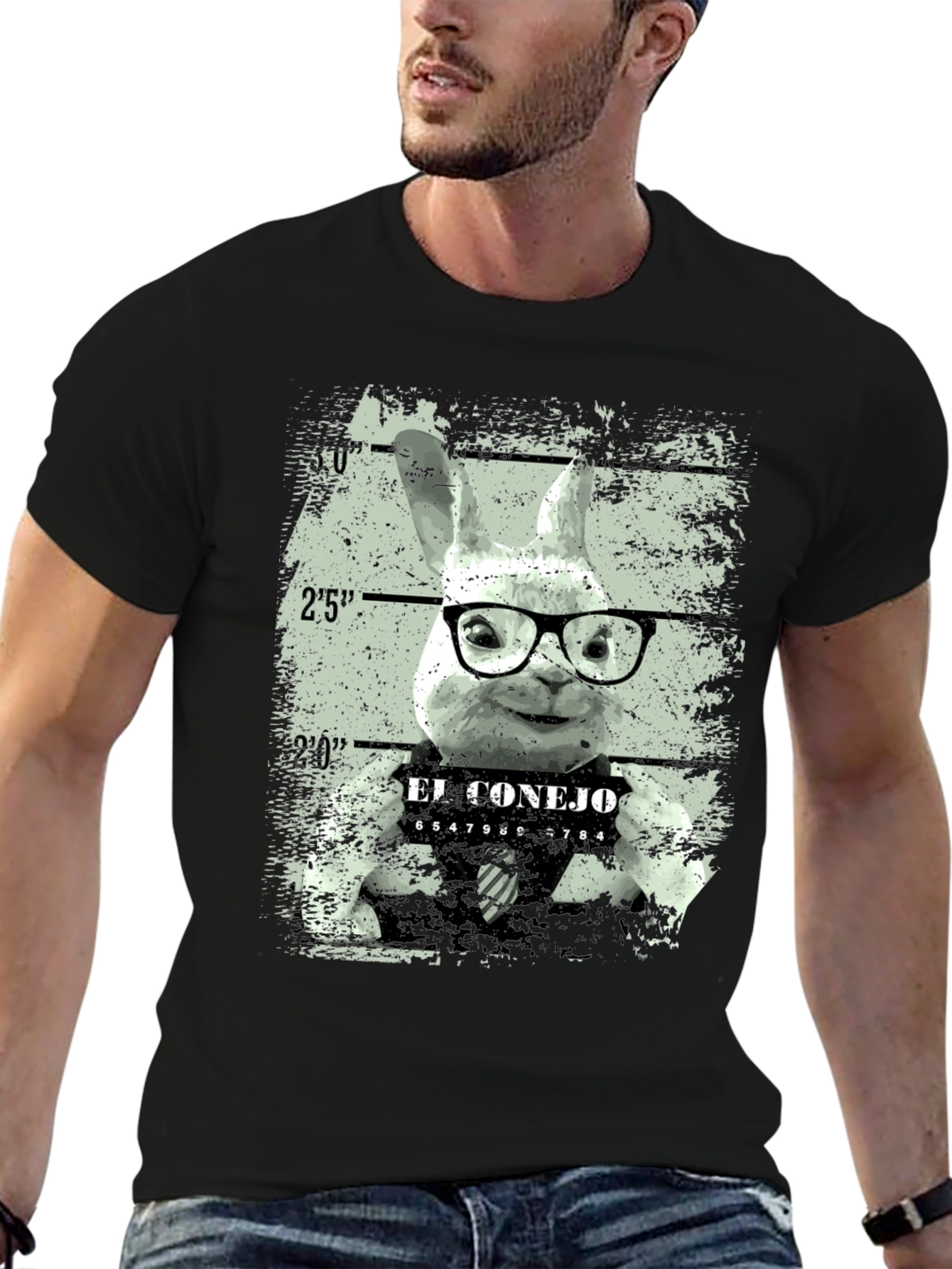 El Conejo Mugshot Graphic Tee