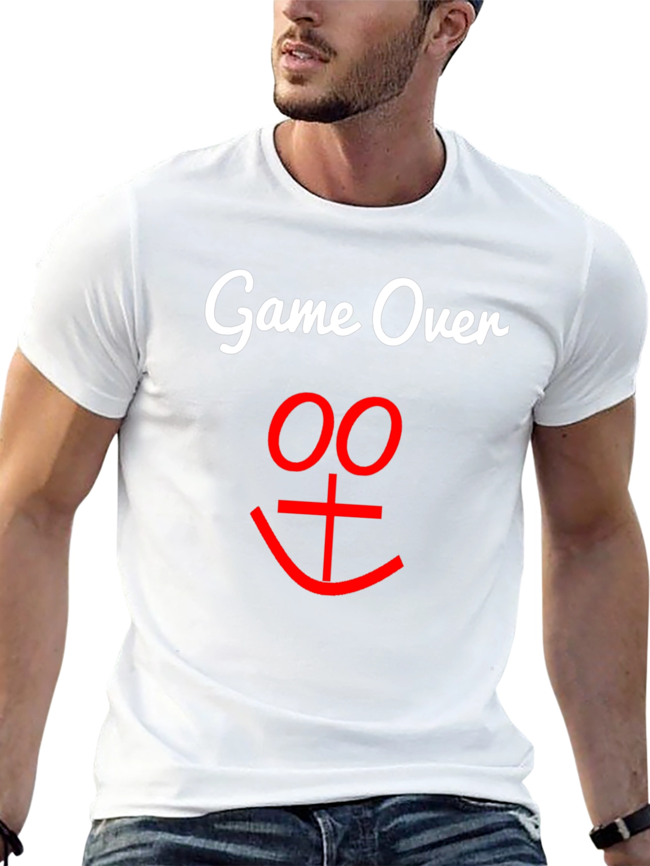 Game Over Graphic Black T-Shirt