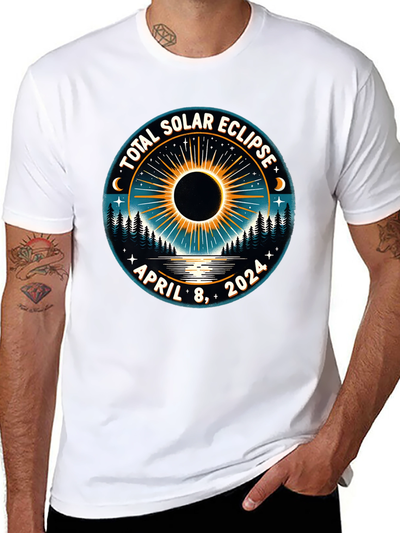 Total Solar Eclipse April 8 2024 Souvenir T-Shirt