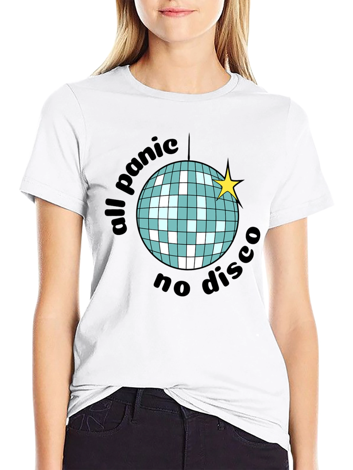 All Panic No Disco T-Shirt - Retro Party Tee