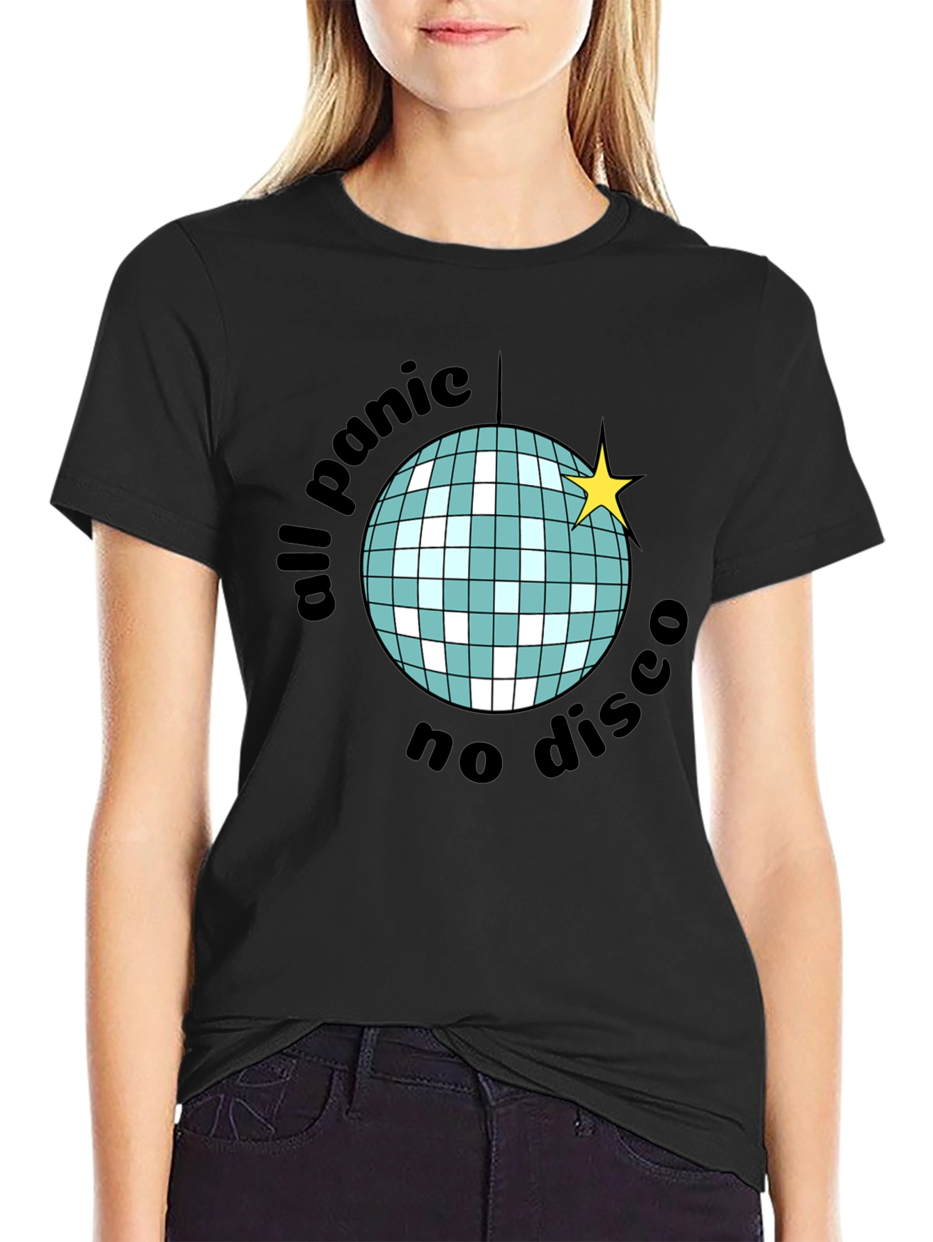 All Panic No Disco T-Shirt - Retro Party Tee