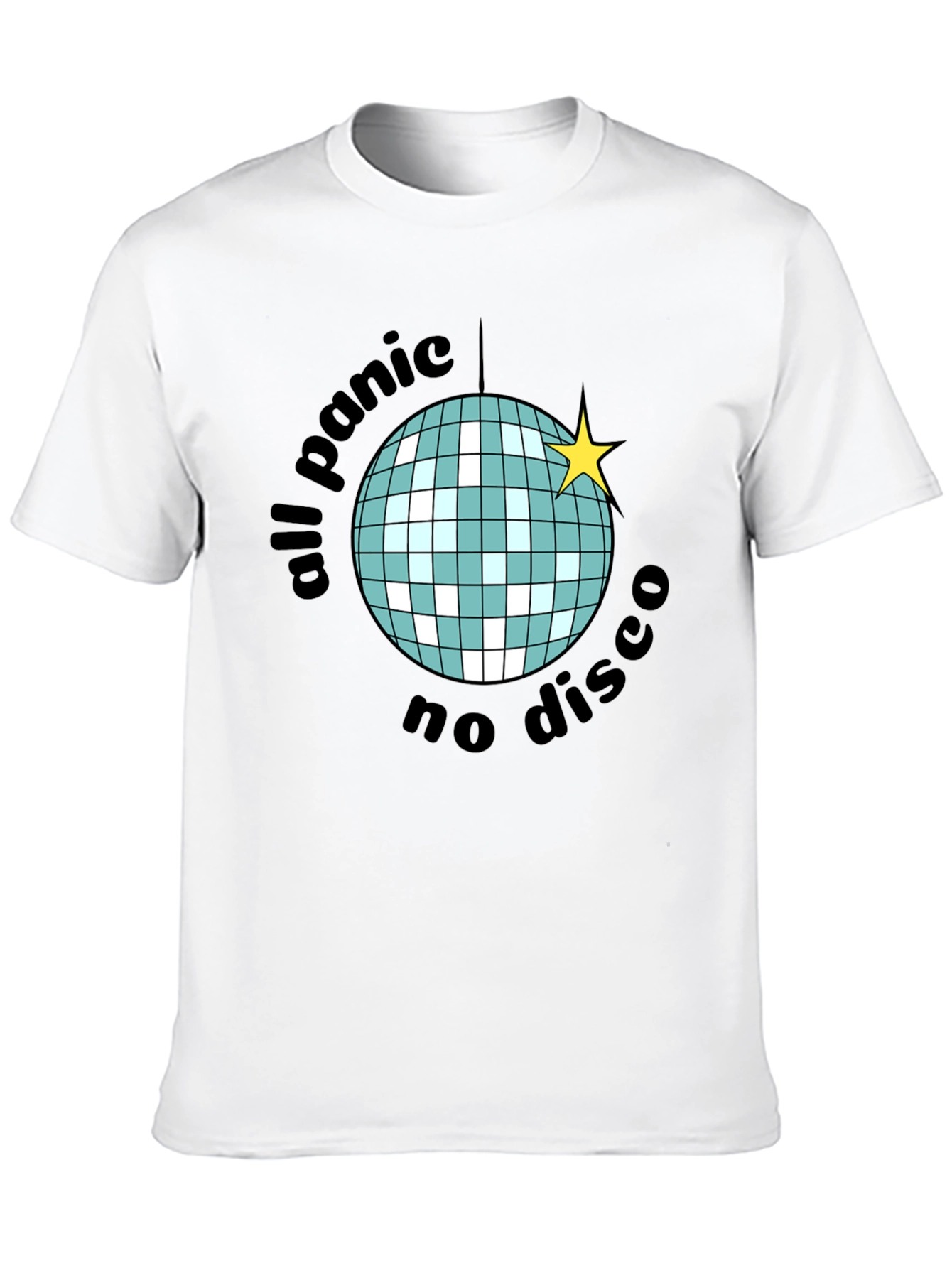 All Panic No Disco T-Shirt - Retro Party Tee
