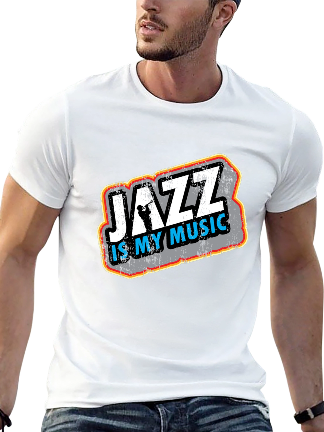 Jazz Is My Music Black T-Shirt