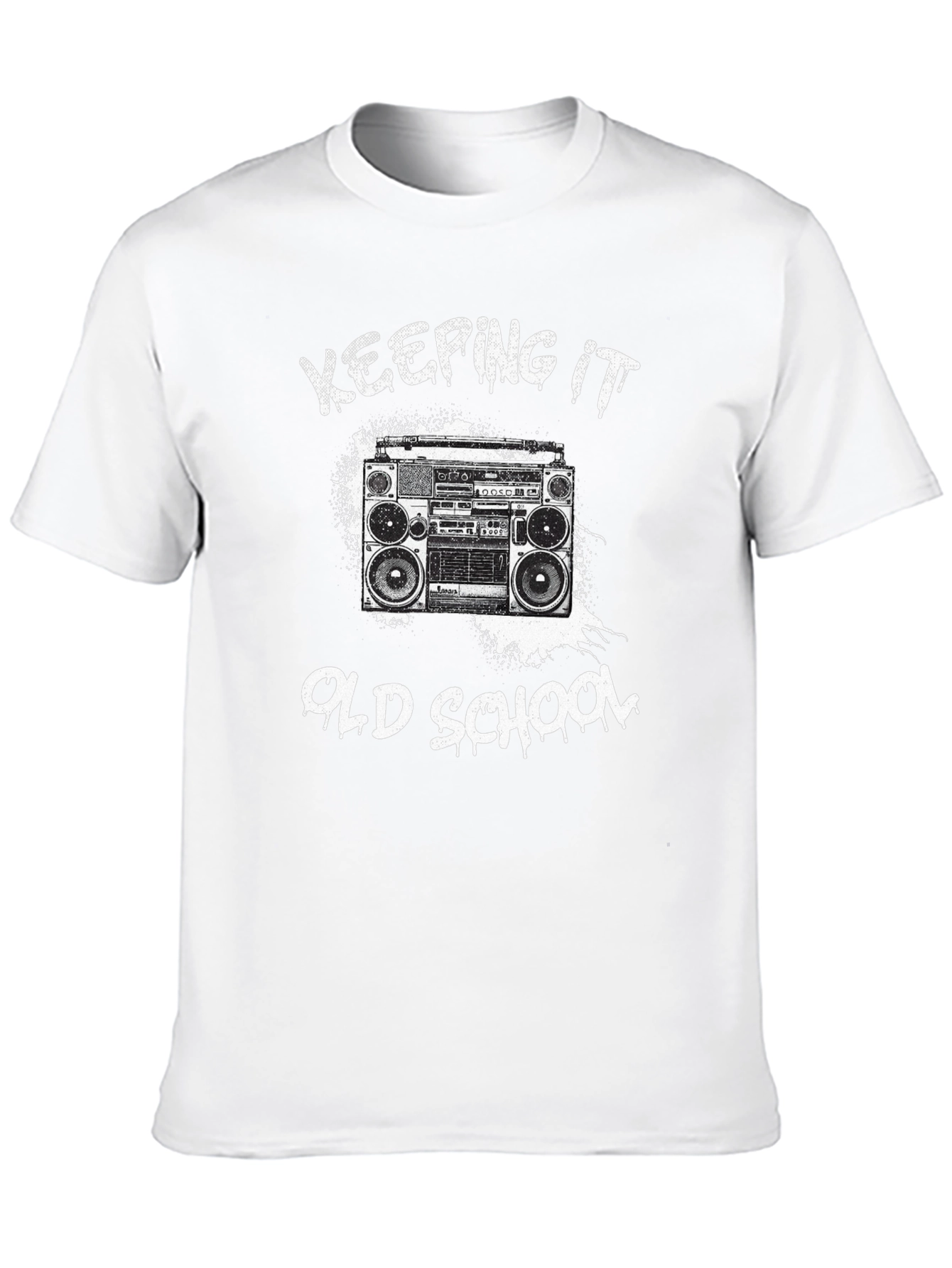 Keeping It Old School Boombox Graphic Tee