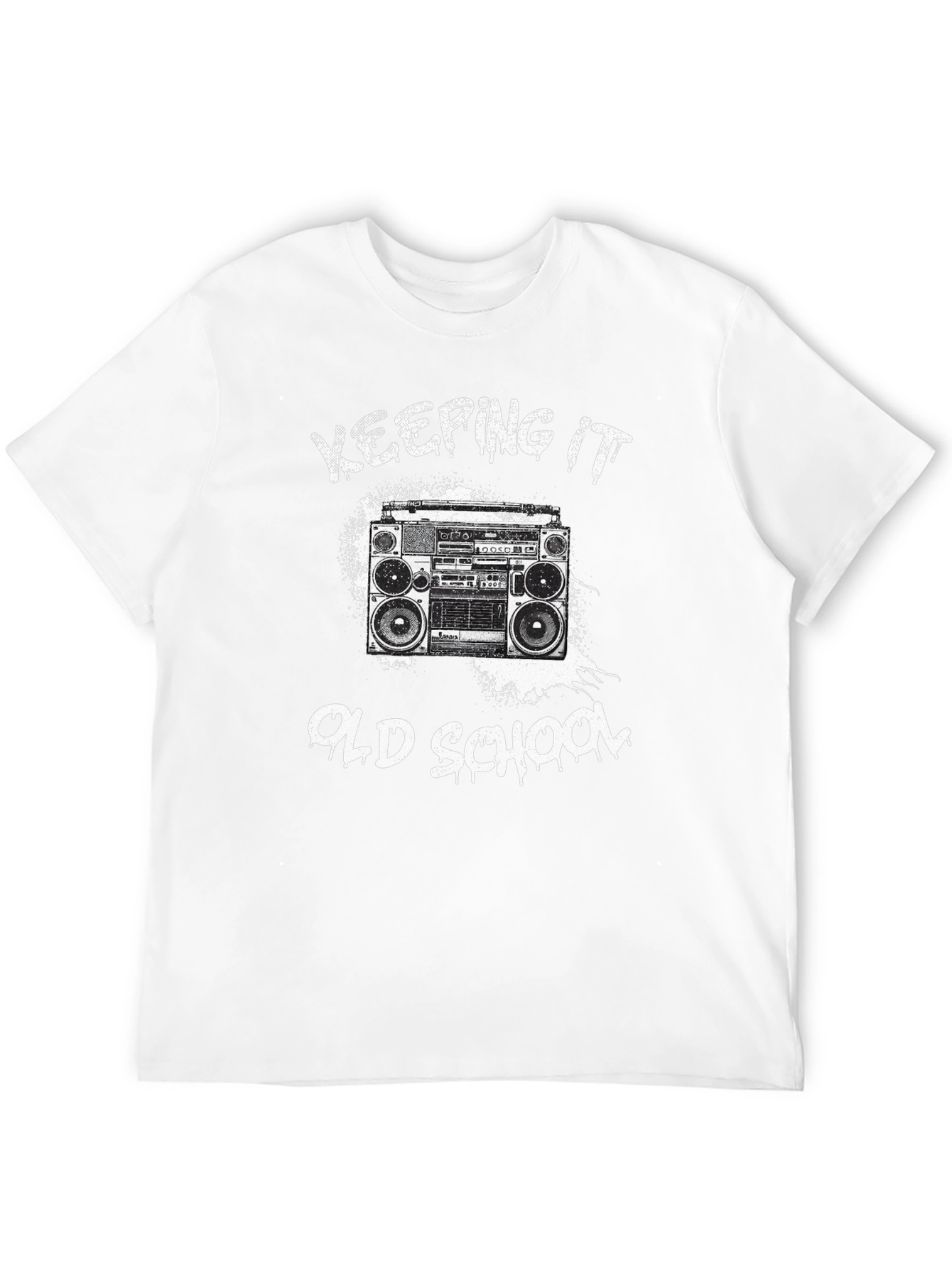 Keeping It Old School Boombox Graphic Tee