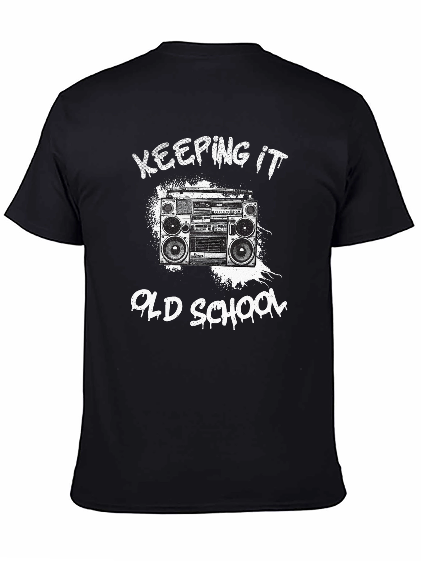 Keeping It Old School Boombox Graphic Tee