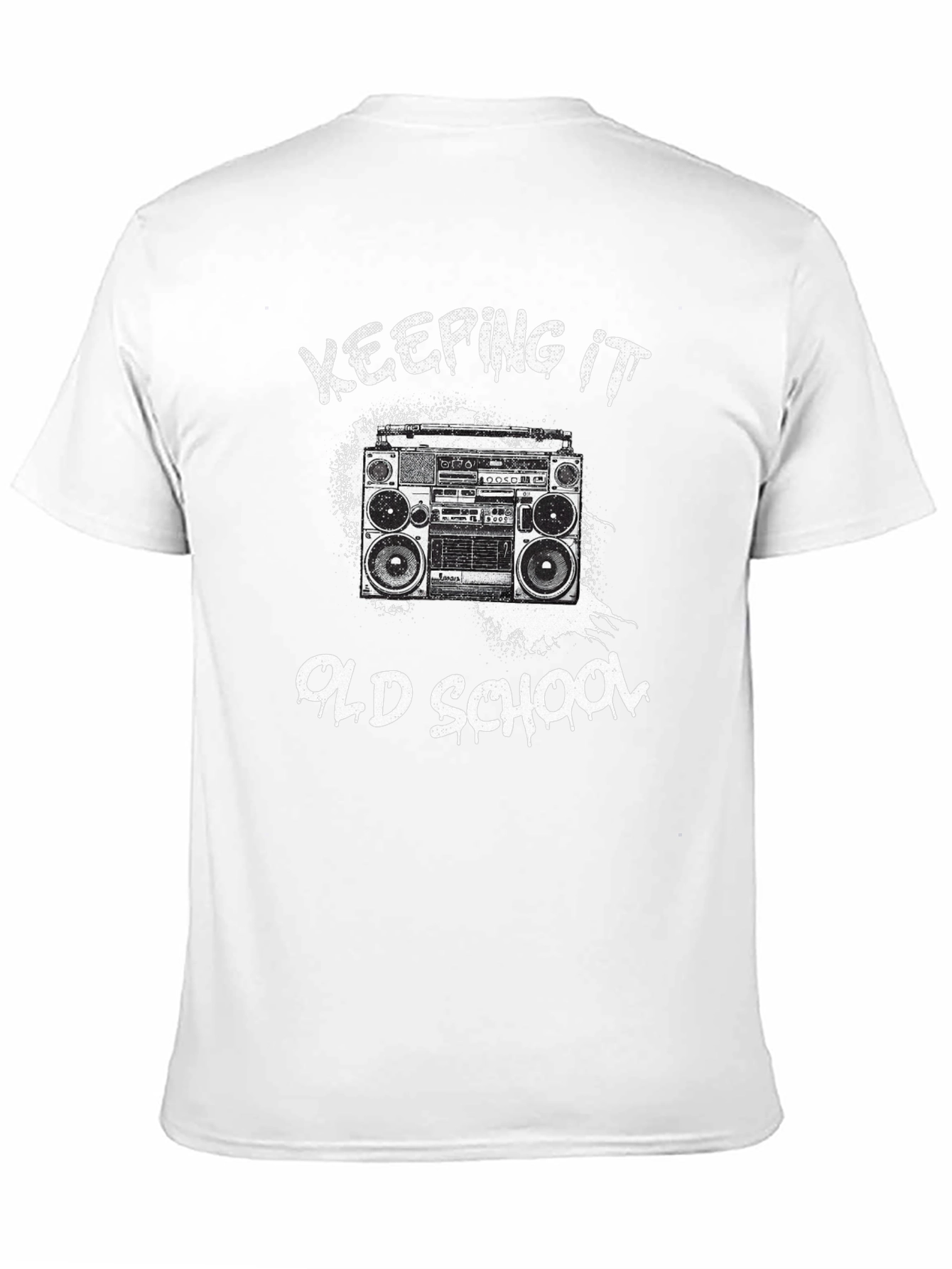 Keeping It Old School Boombox Graphic Tee
