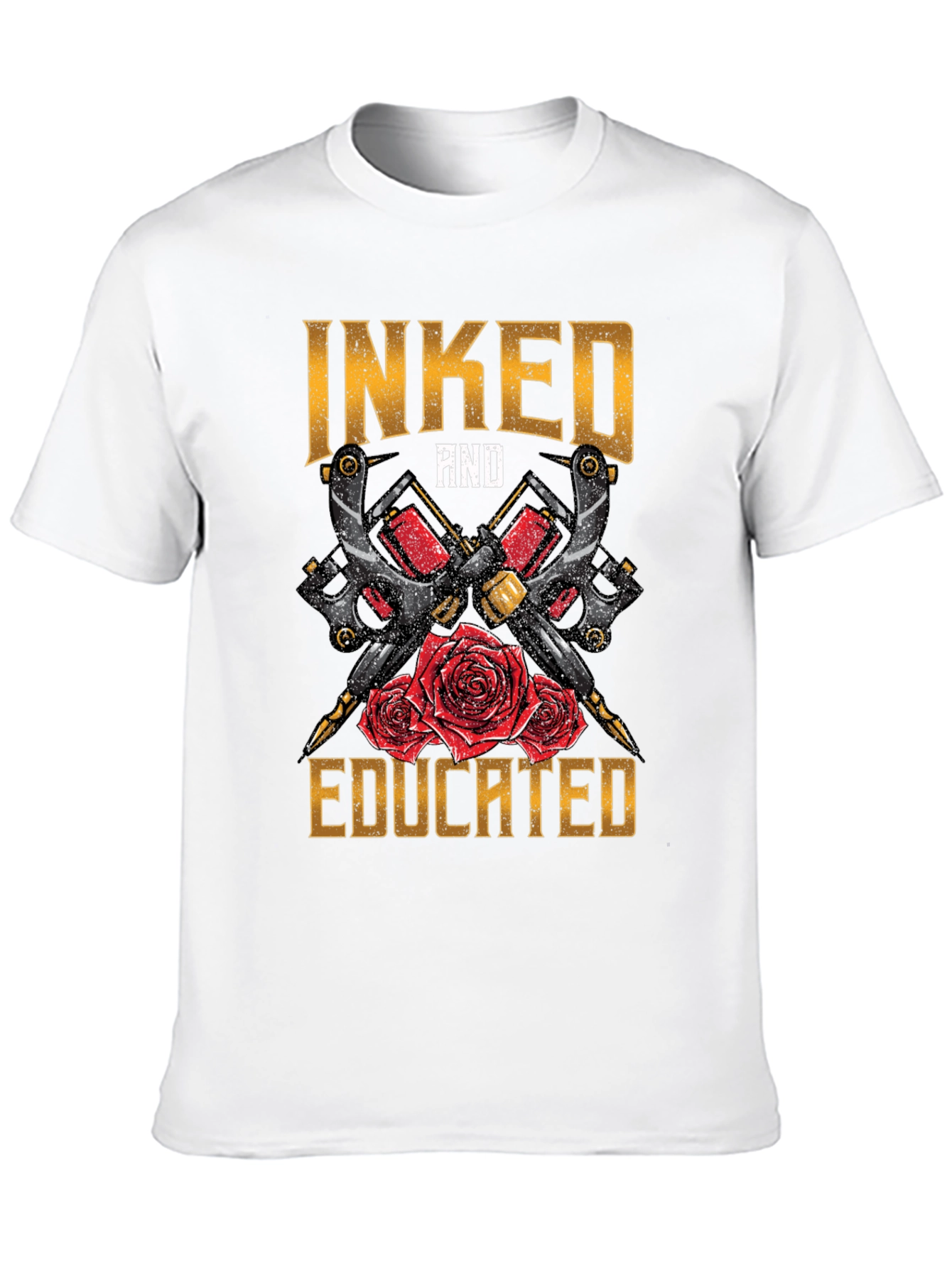 Inked and Educated Tattoo Artist T-Shirt