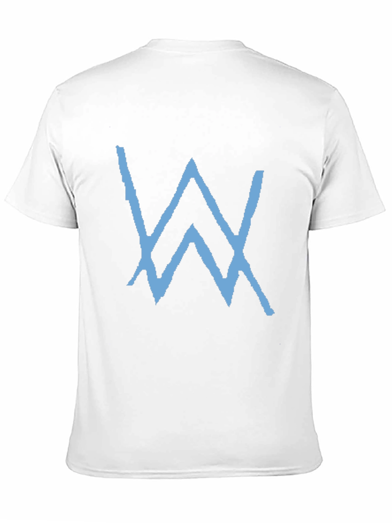 Black T-Shirt with Blue W Logo