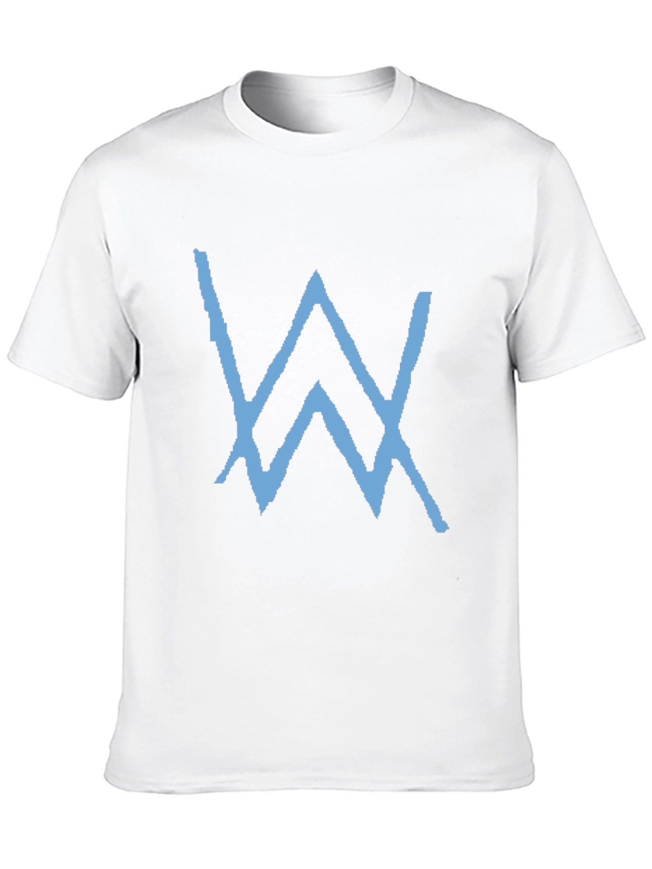 Black T-Shirt with Blue W Logo