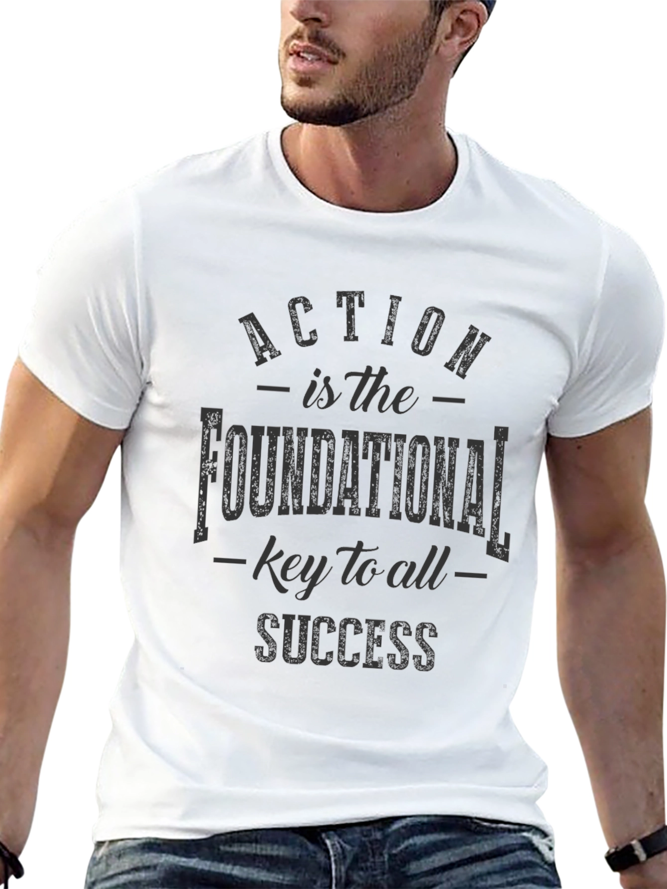 Action is Success T-Shirt - Inspiring Graphic Tee
