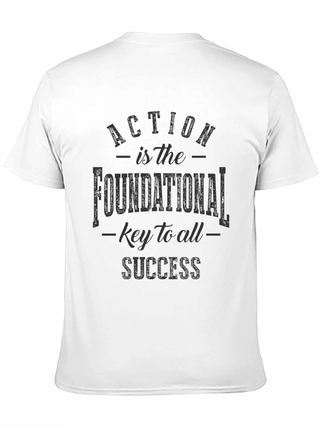 Action is Success T-Shirt - Inspiring Graphic Tee