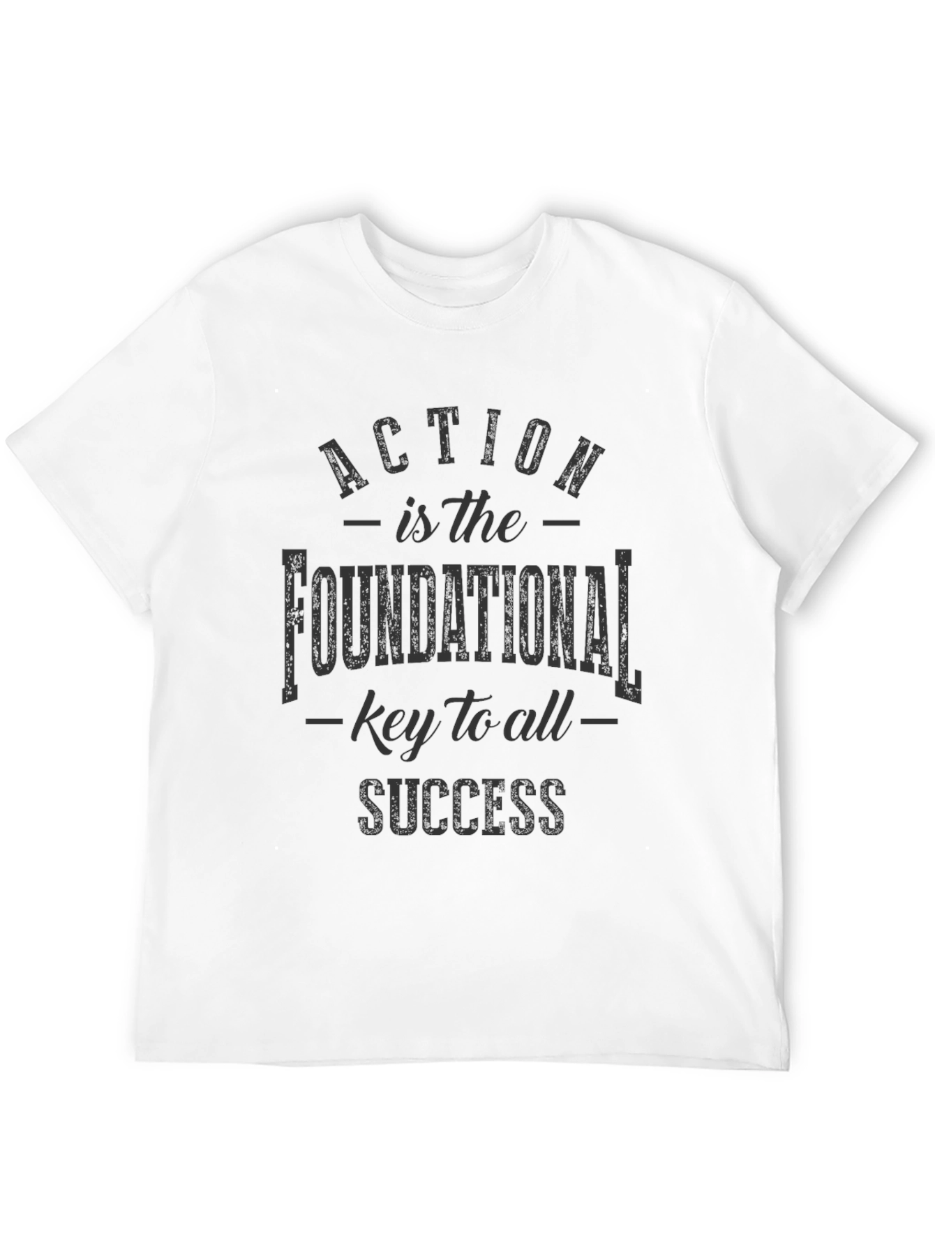 Action is Success T-Shirt - Inspiring Graphic Tee