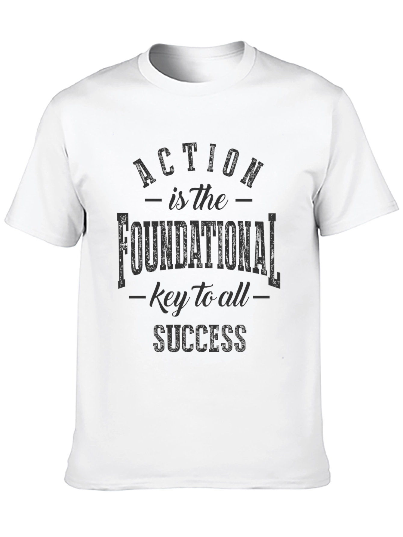 Action is Success T-Shirt - Inspiring Graphic Tee