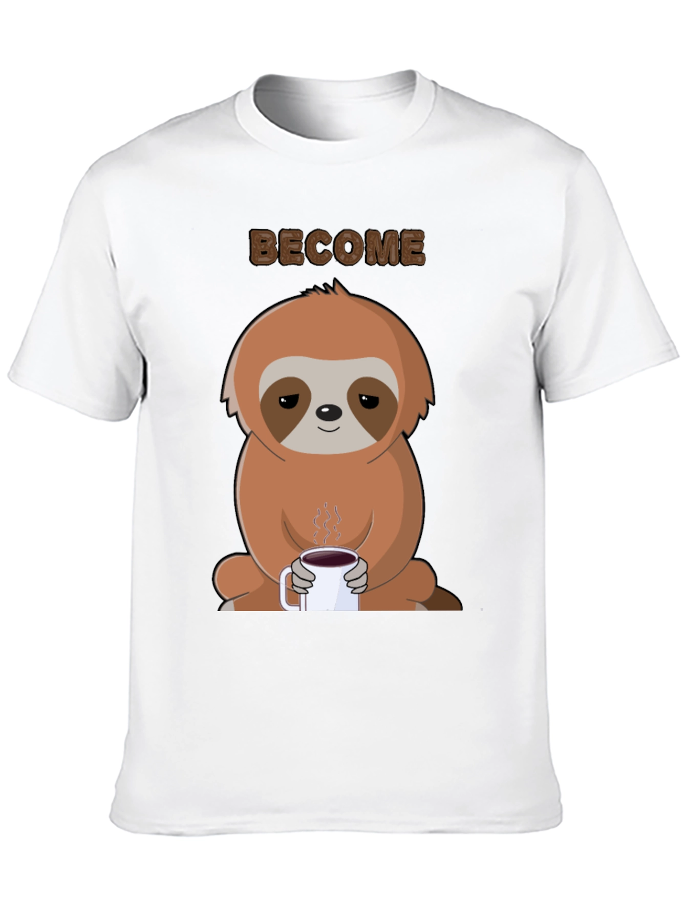 Sloth Coffee Graphic Tee - Become Chill