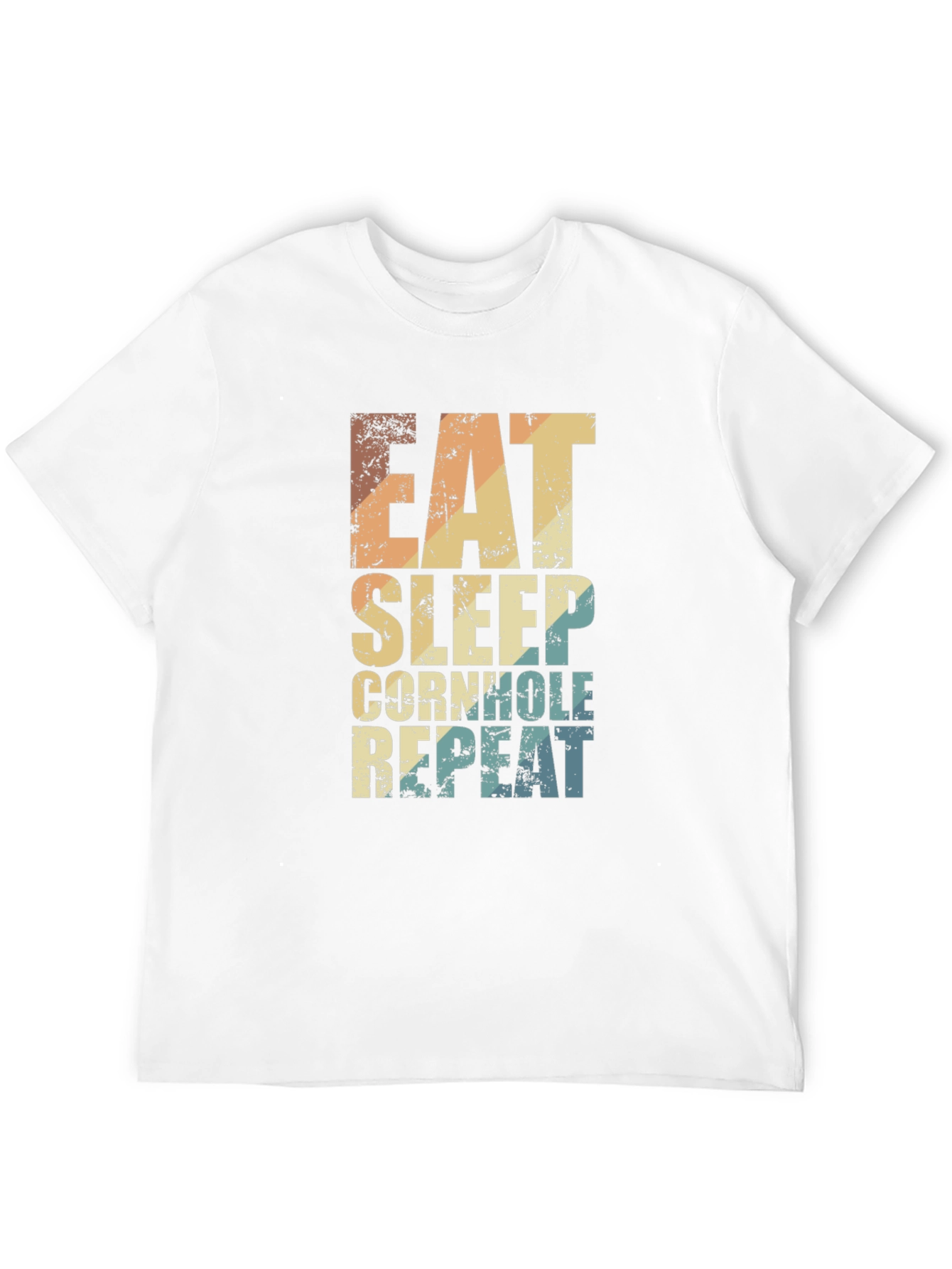 Eat Sleep Cornhole Repeat Graphic Tee