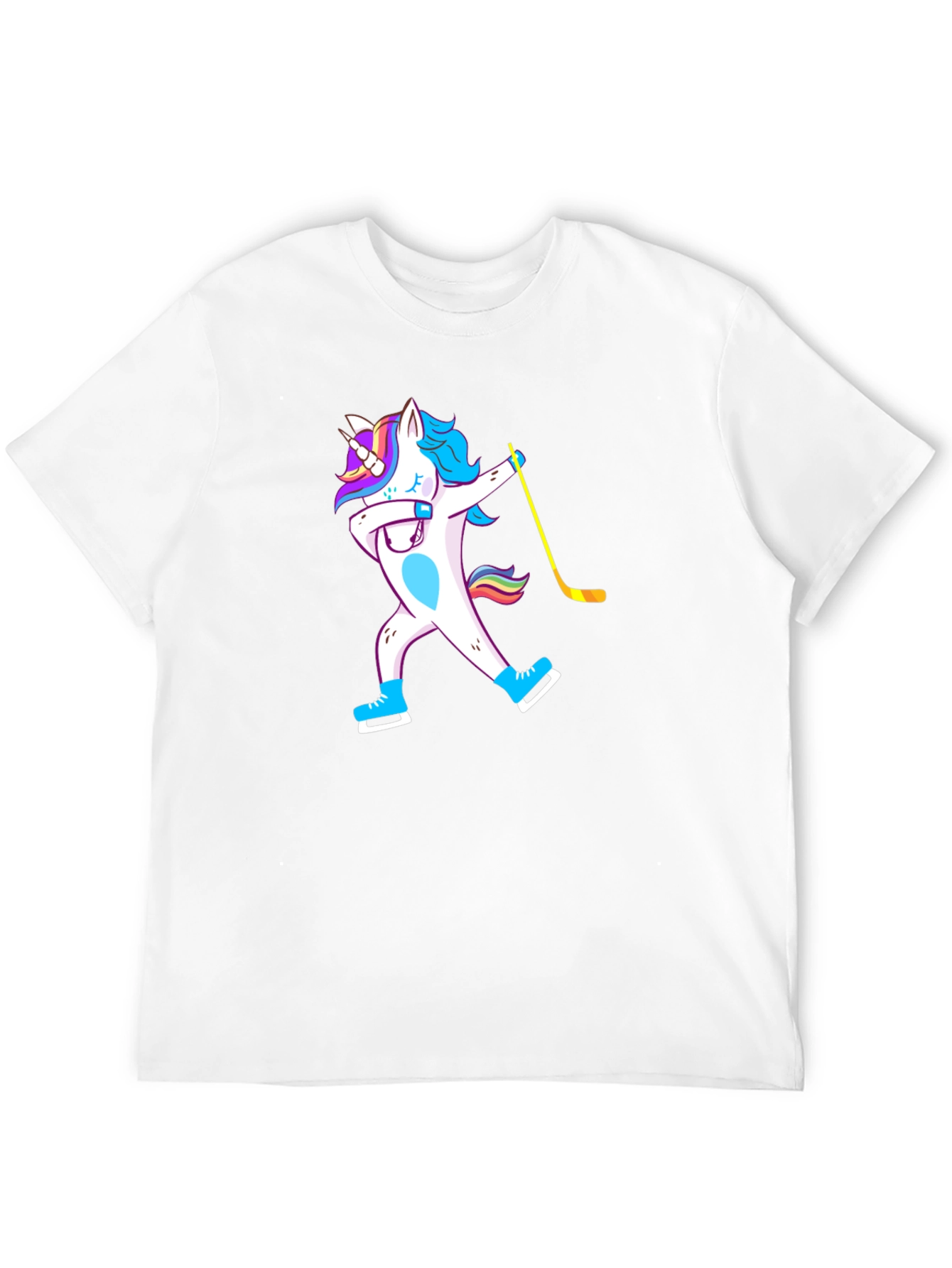 Unicorn Dab Hockey T-Shirt - Black