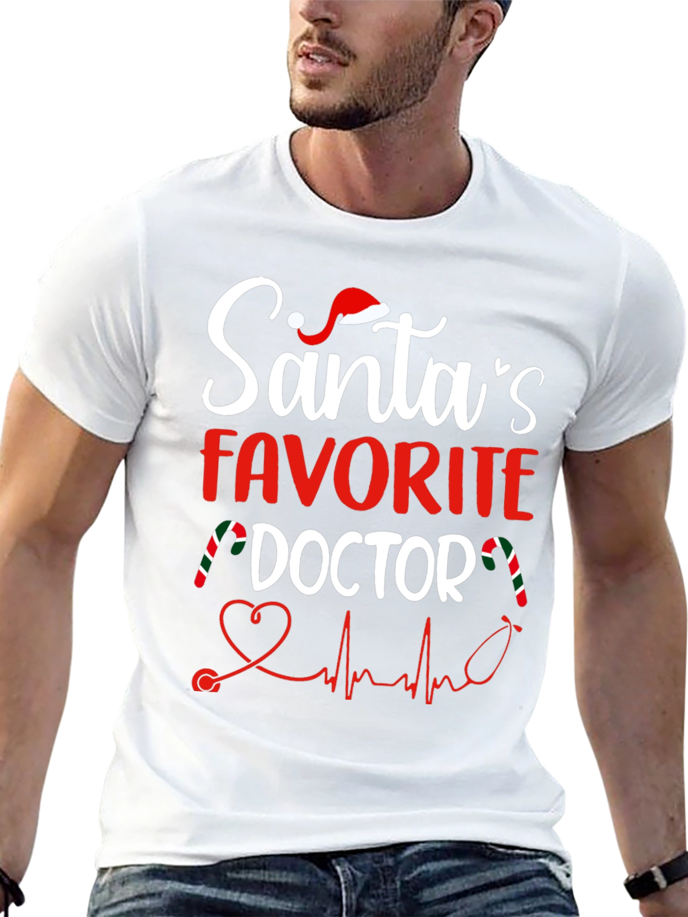 Santas Favorite Doctor T-Shirt