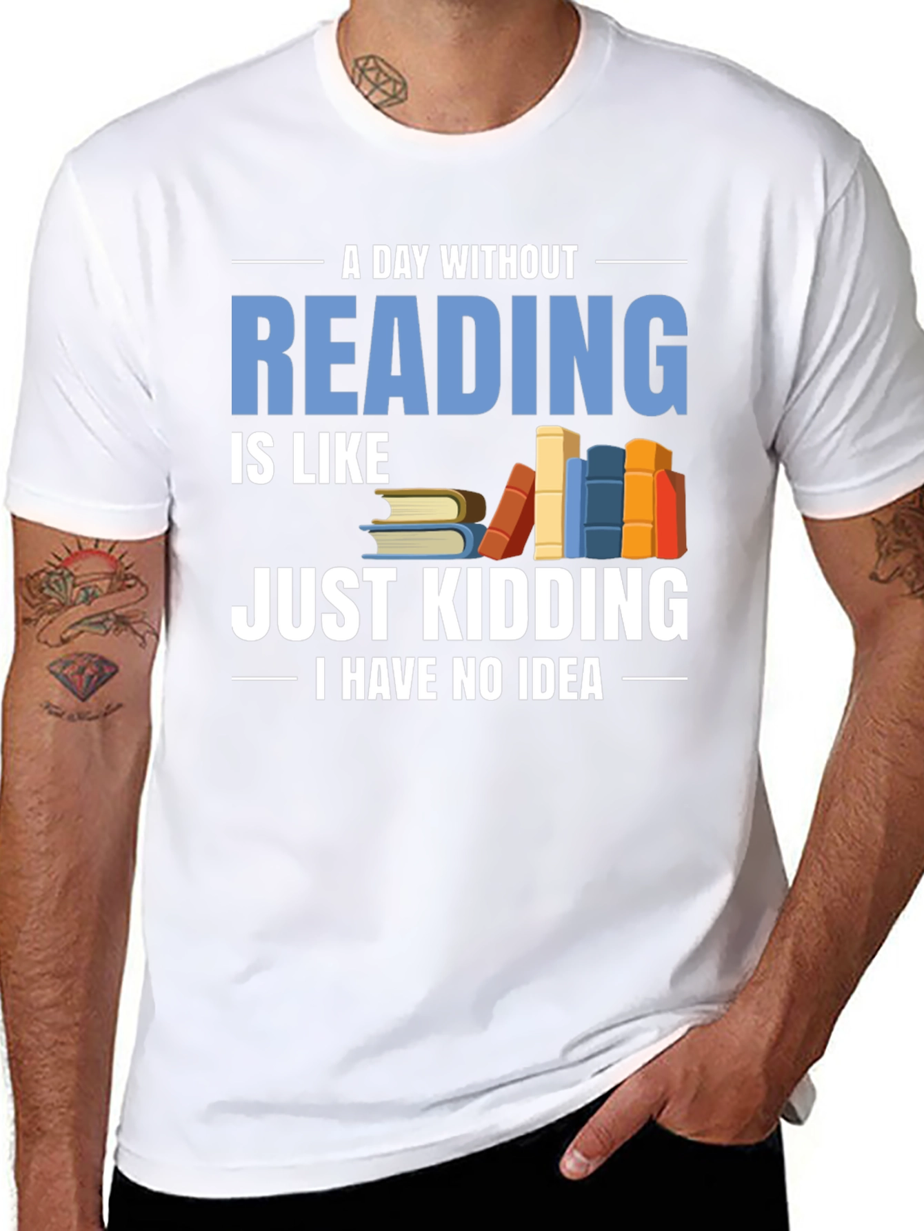 Funny Reader T-Shirt - A Day Without Reading
