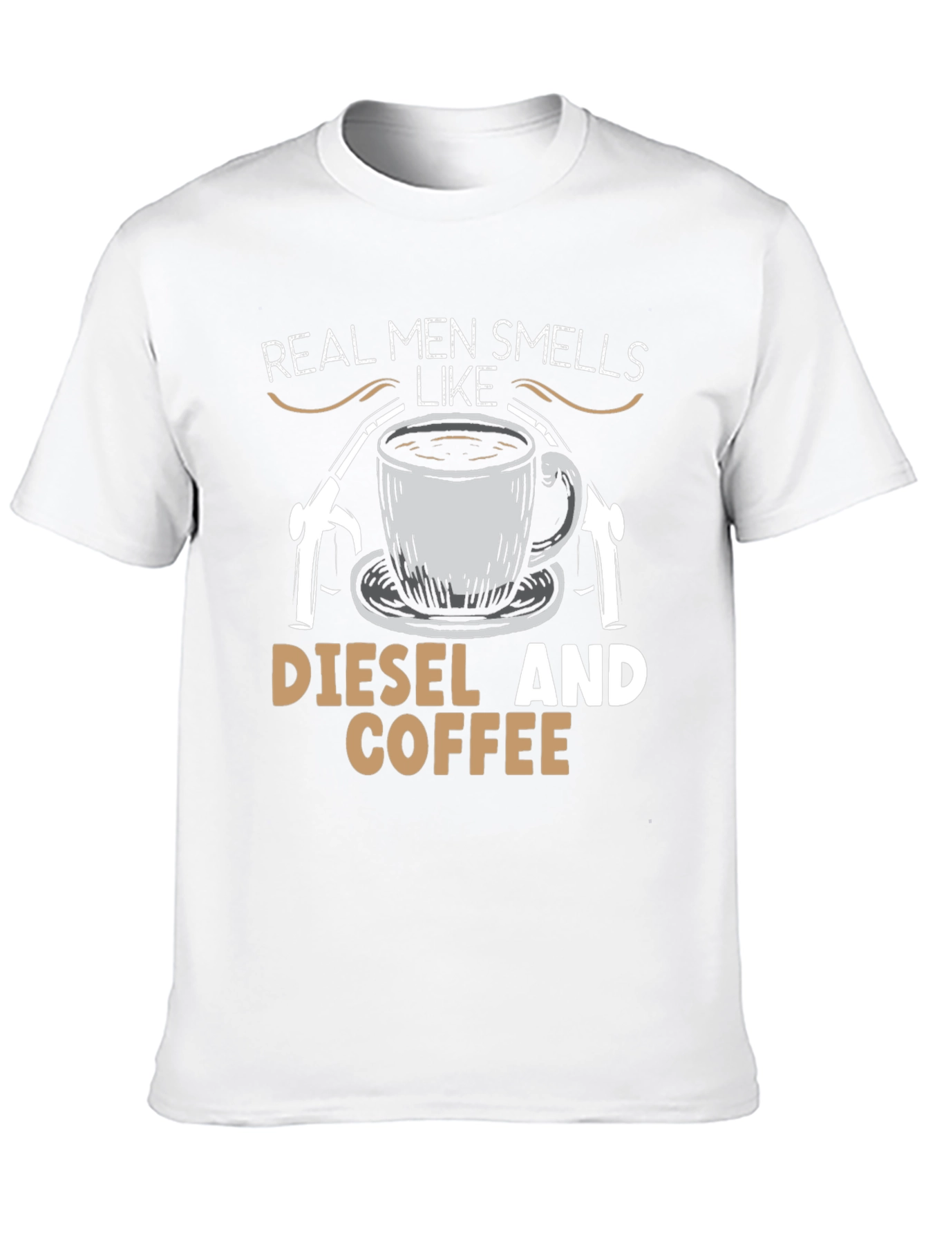 Real Men Diesel & Coffee Graphic Tee