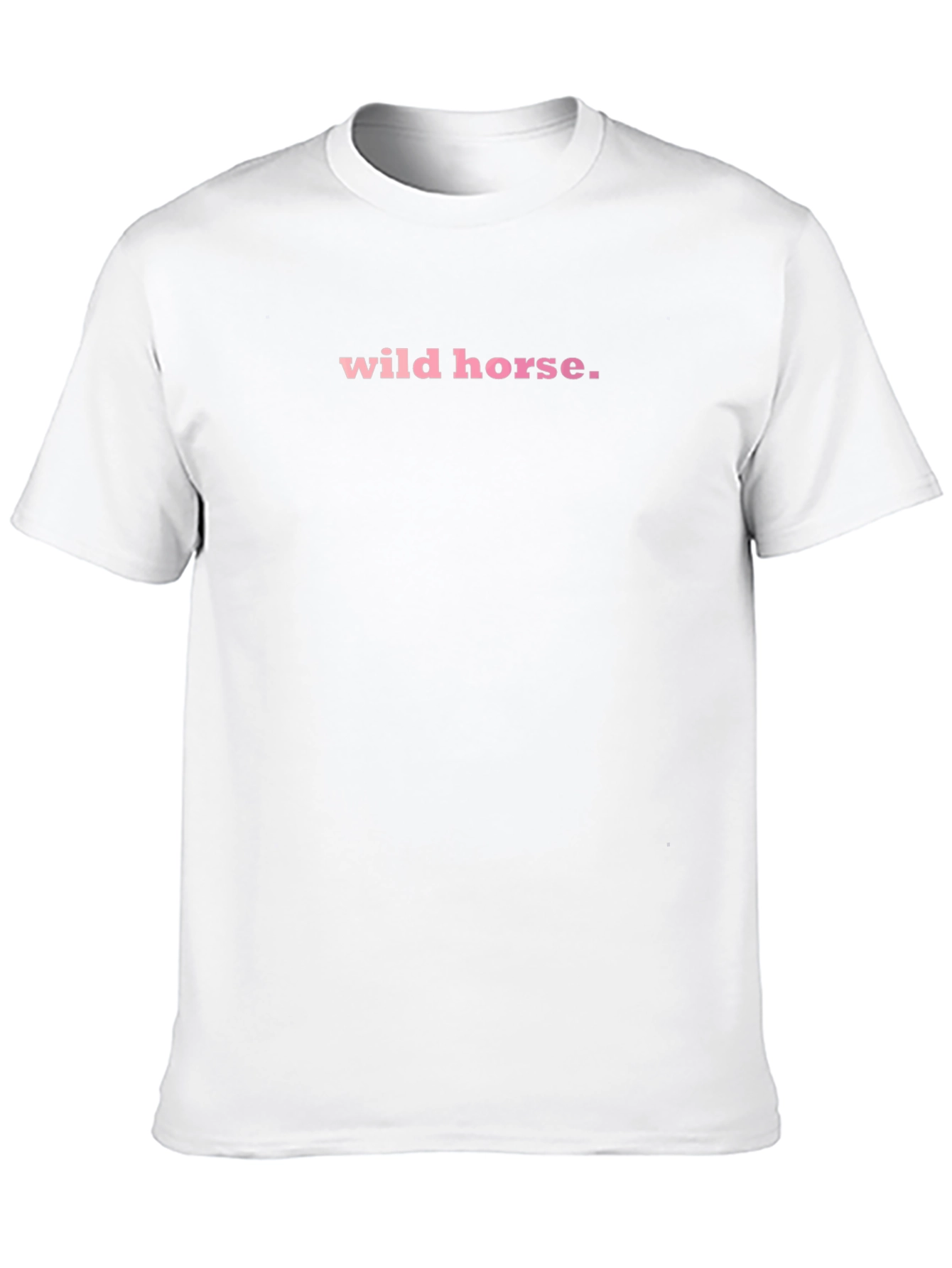 Wild Horse Graphic Tee - Trendy Casual T-Shirt