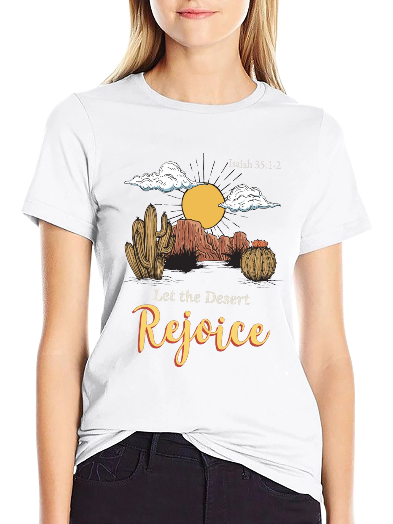 Desert Rejoice Black Graphic Tee