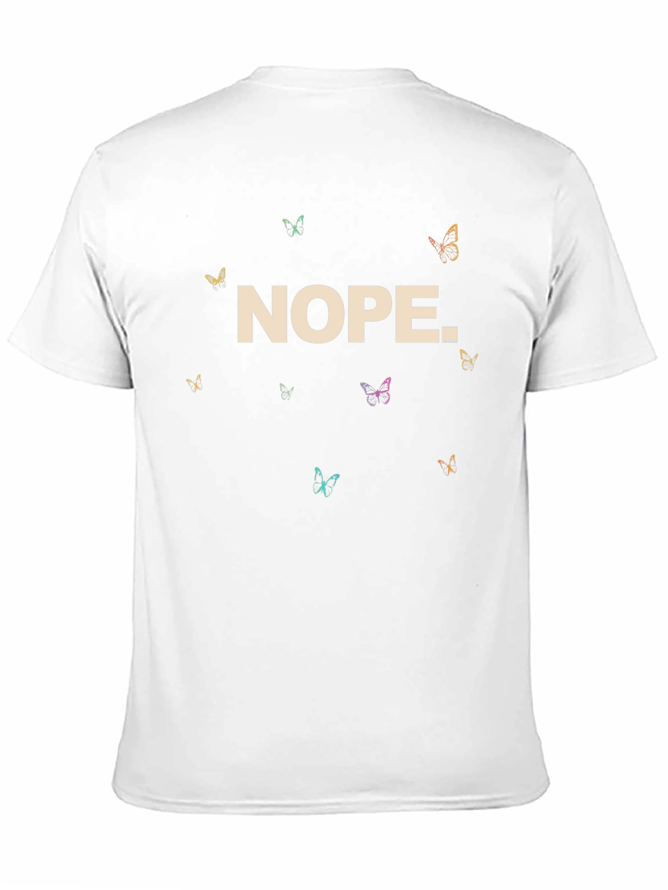 Nope Butterfly Graphic Tee