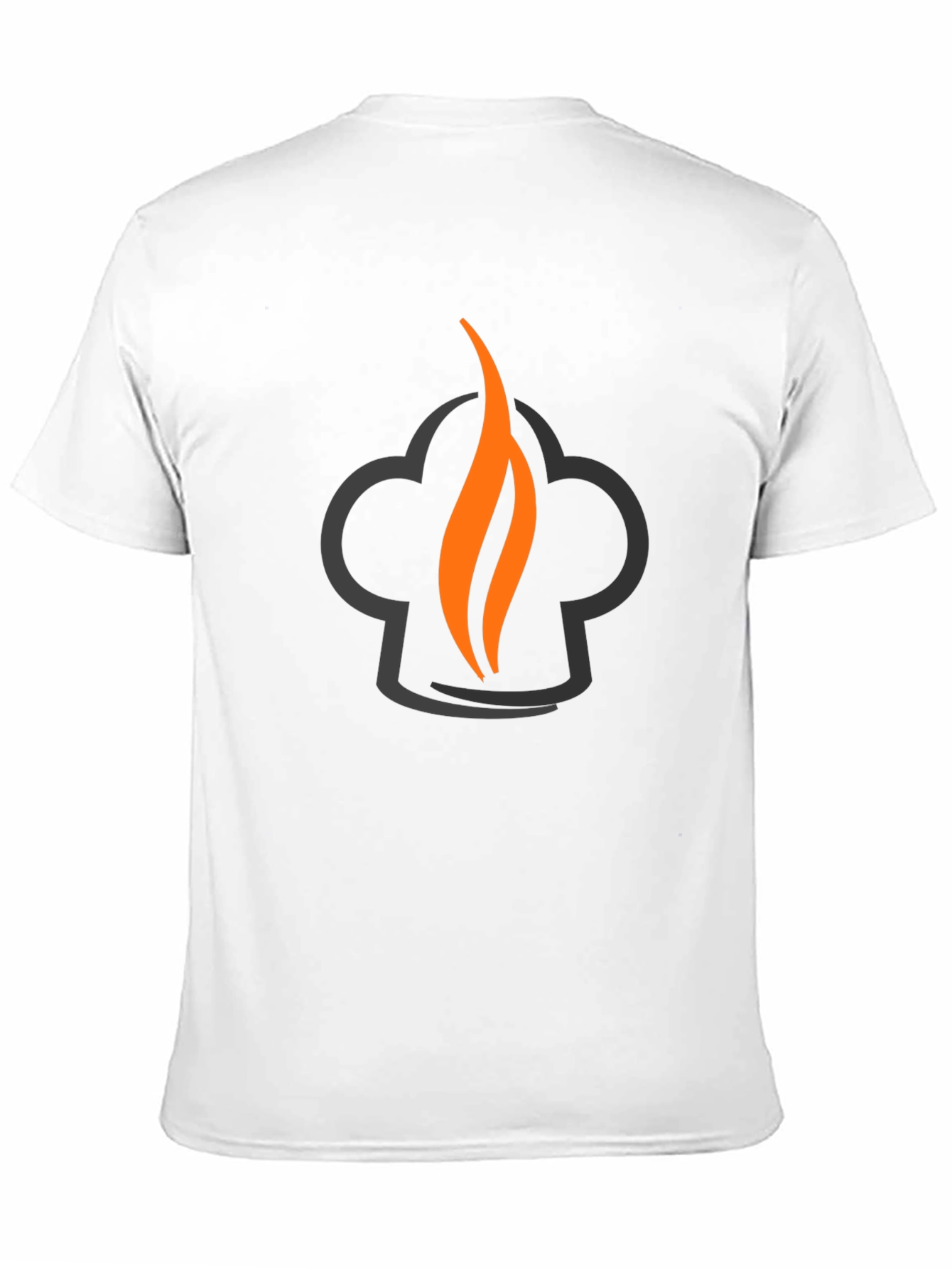 Chefs Flame Graphic Tee - Black Cotton Blend