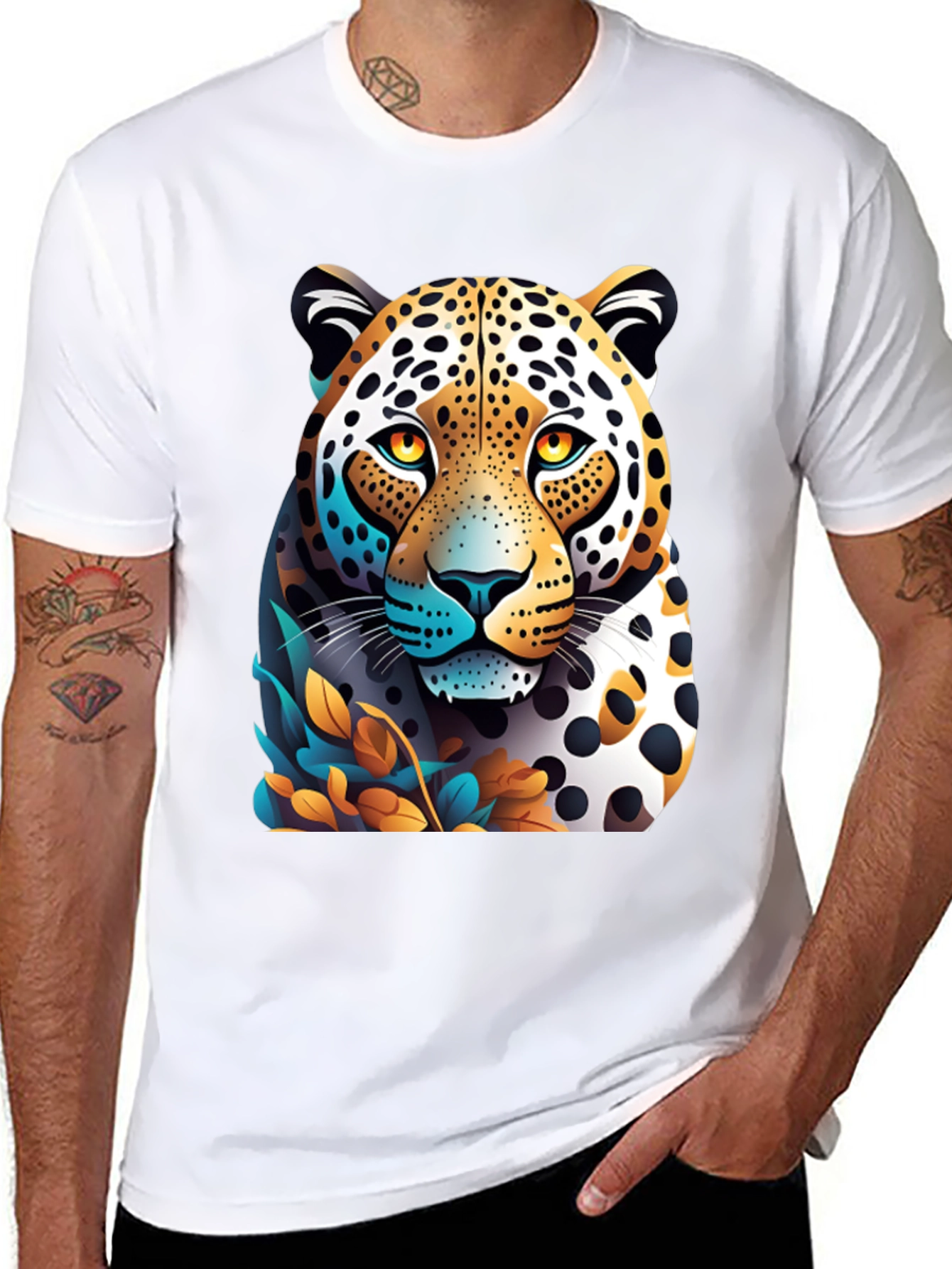 Jaguar Graphic T-Shirt - Black Cotton Tee